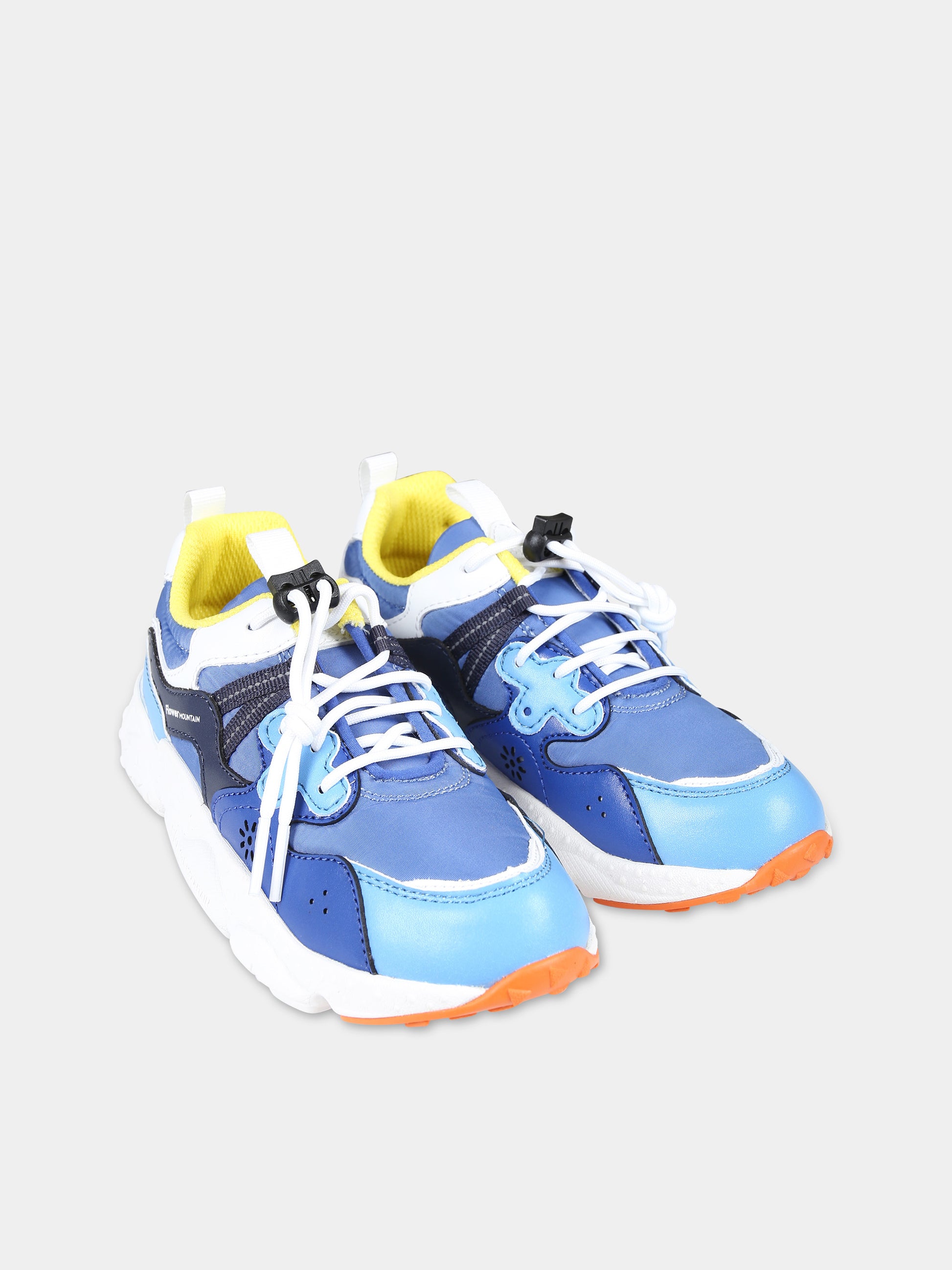 Sneaker basse azzurre Yamano per bambino,Flower Mountain,1C34 001 2015497 21