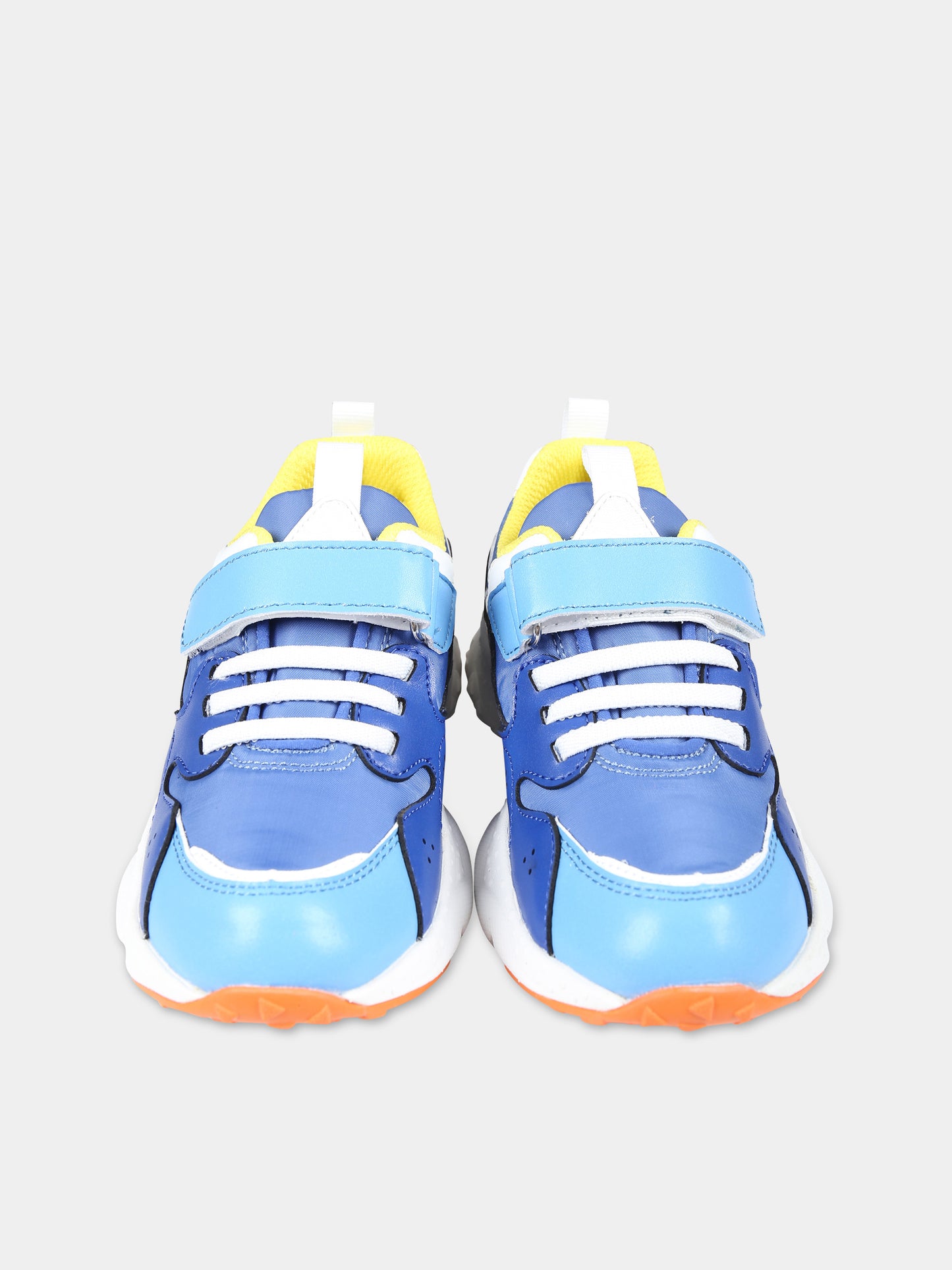 Sneaker basse azzurre Yamano per bambino,Flower Mountain,1C34 001 2016907 21