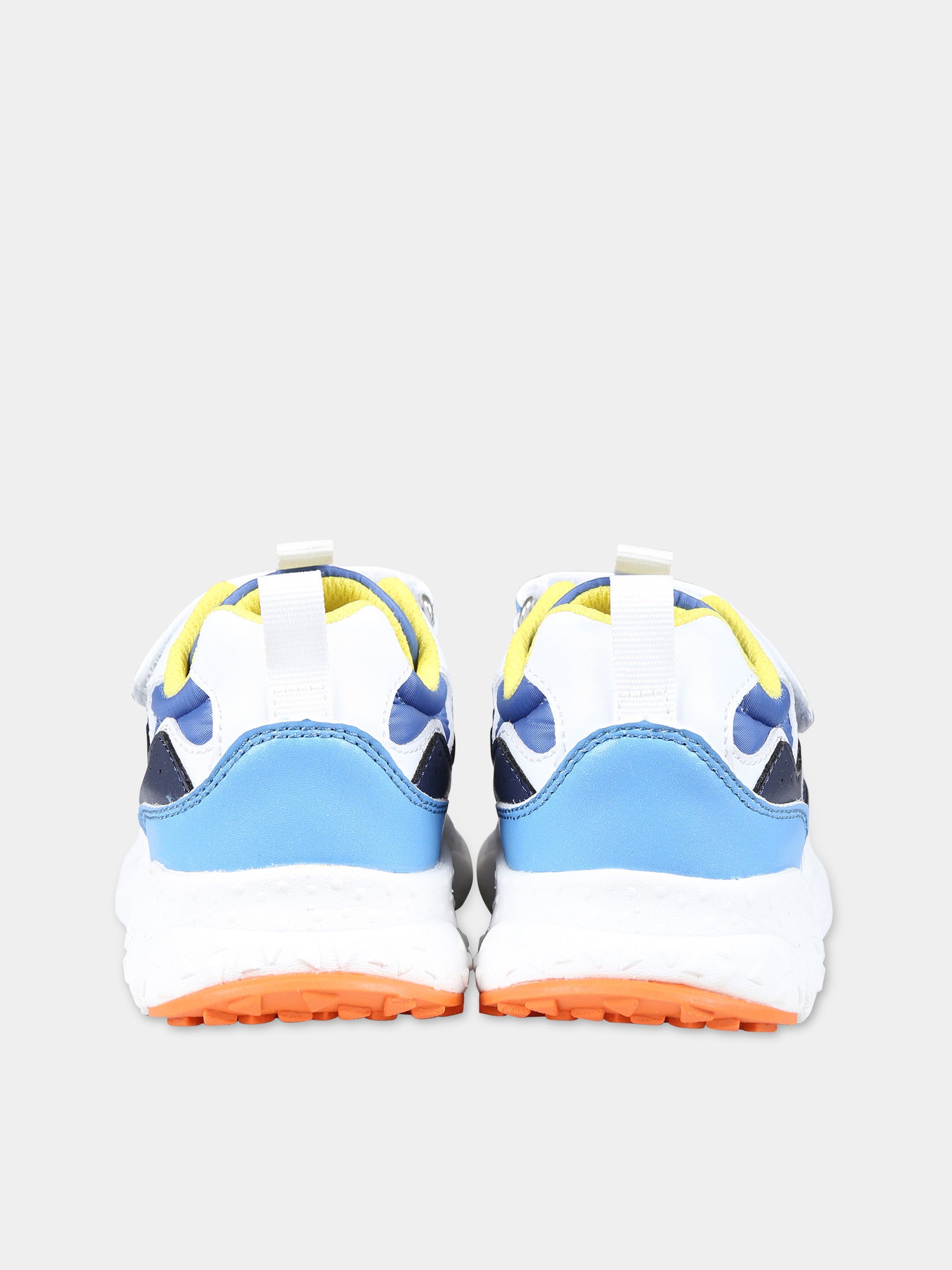 Sneaker basse azzurre Yamano per bambino,Flower Mountain,1C34 001 2016907 21