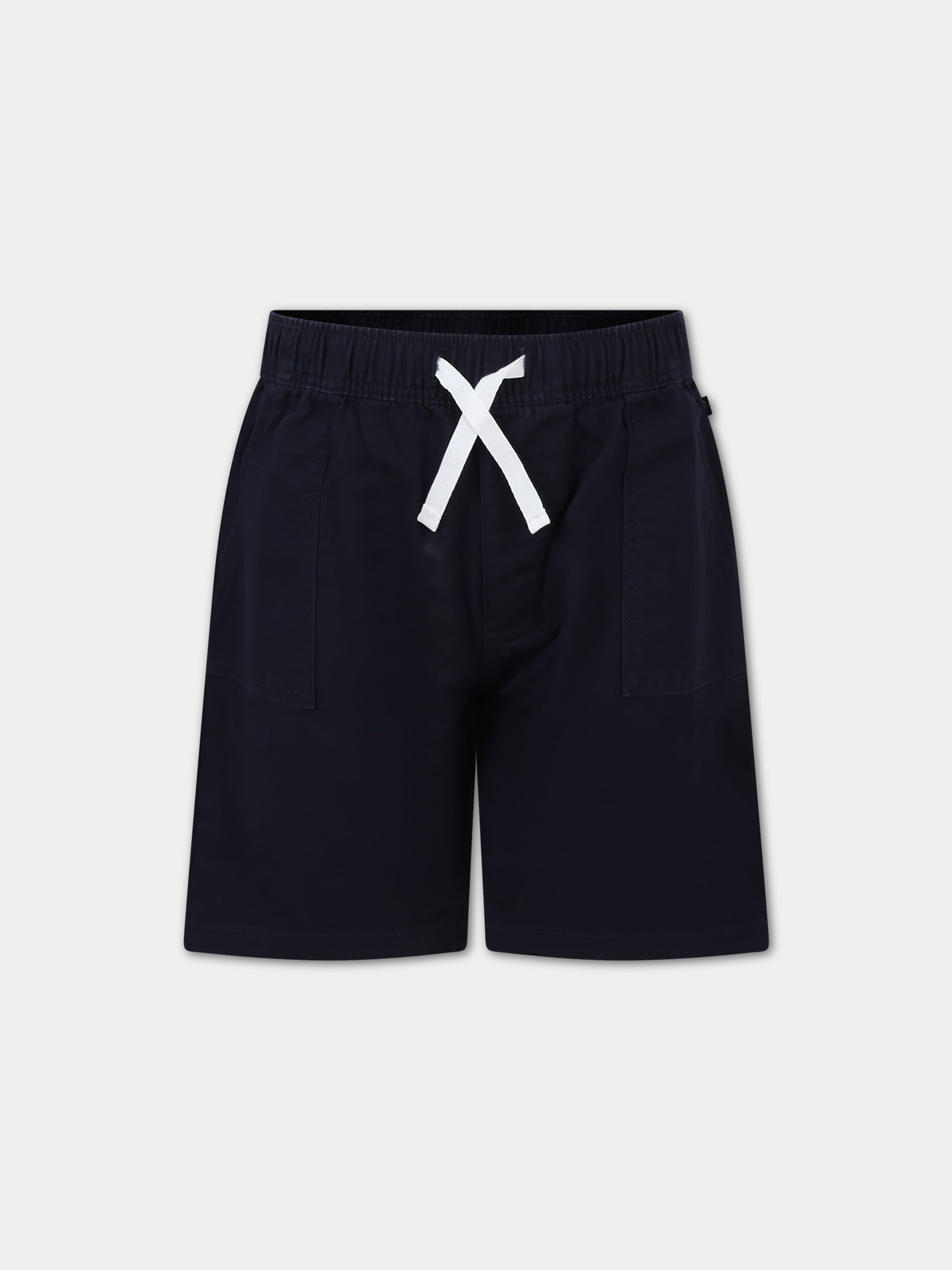 Shorts blu per bambino,Petit Bateau,A09KJ 01 SMOKING