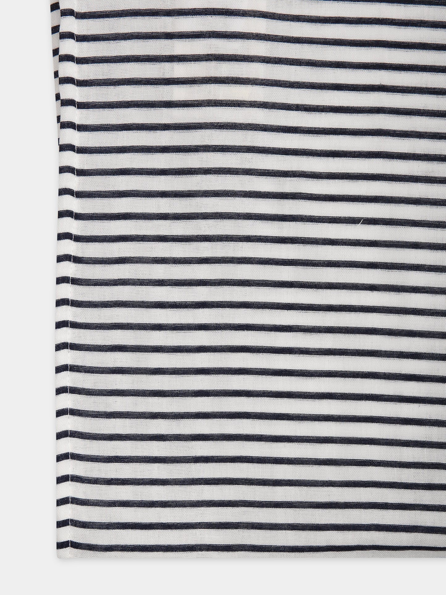 Coperta bianca per neonato a righe,Petit Bateau,A09Z4 01 MARSHMALLOW/SMOKING