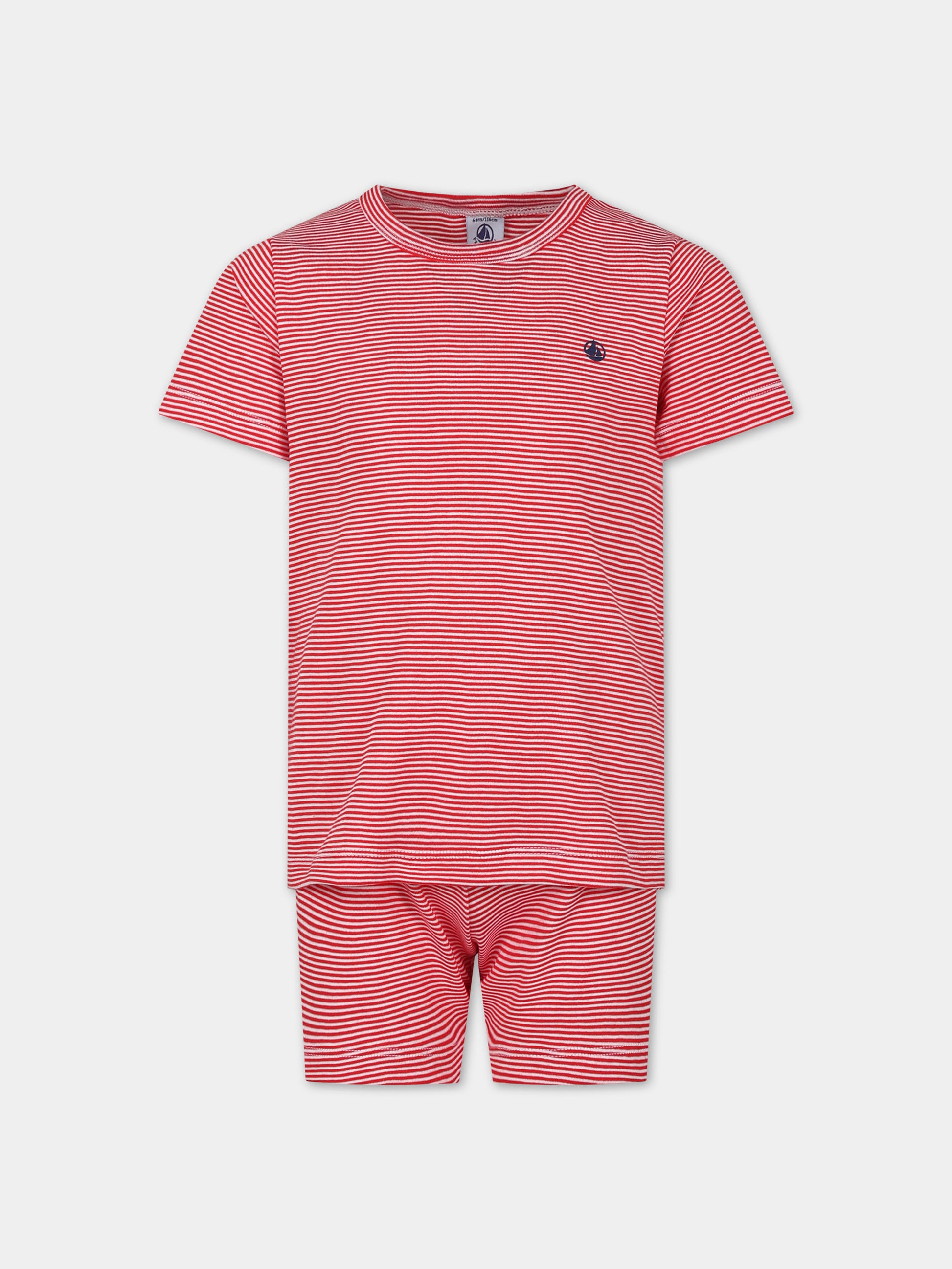 Set di pigiami multicolor con logo,Petit Bateau,A0ABC 00 VARIANTE 1