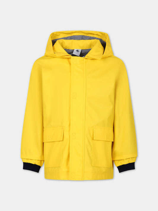 Impermeabile giallo per bambini,Petit Bateau,A070X 01 JAUNE