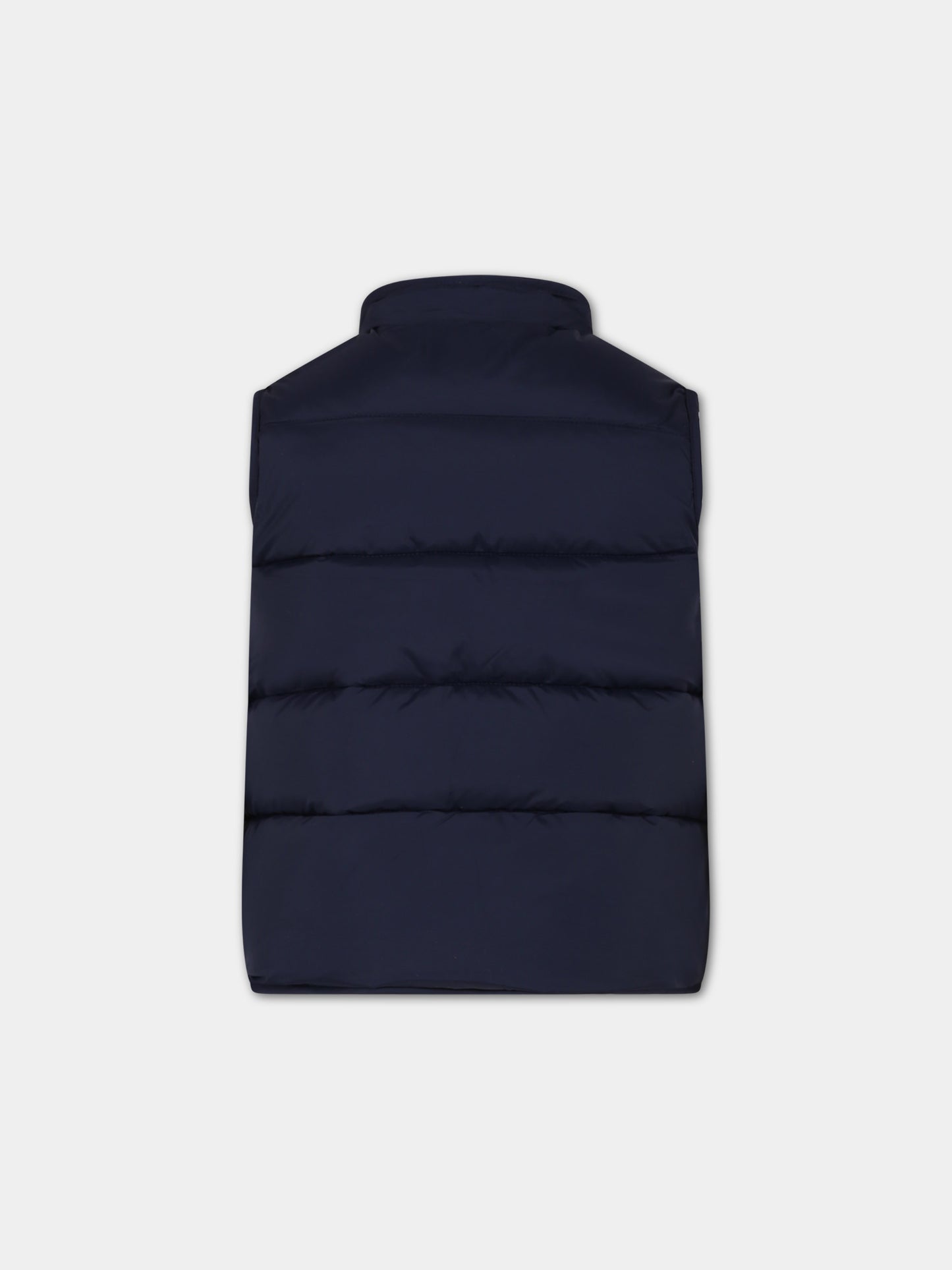 Gilet blu per bambino,Petit Bateau,A09K9 01 SMOKING