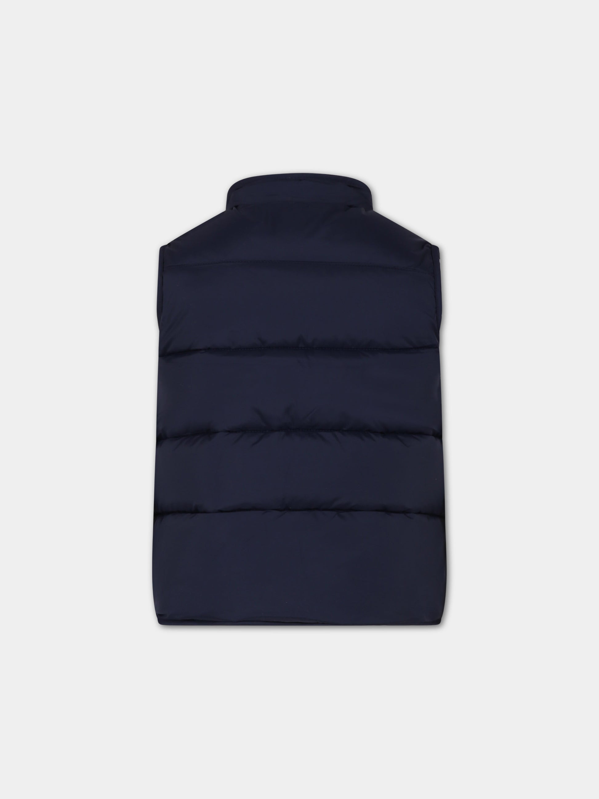 Gilet blu per bambino,Petit Bateau,A09K9 01 SMOKING