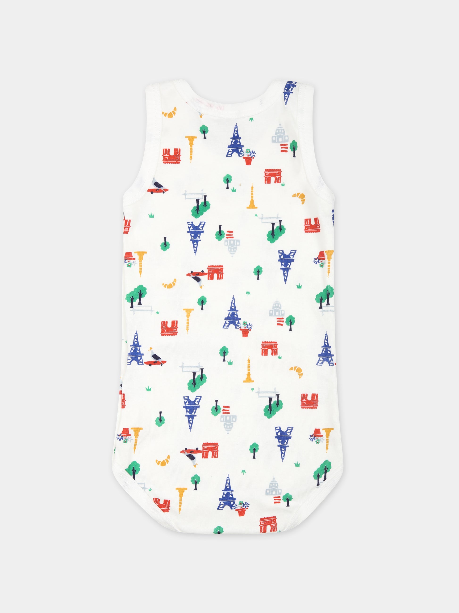 Set multicolor per neonati con stampa,Petit Bateau,A09YD 00 VARIANTE 1