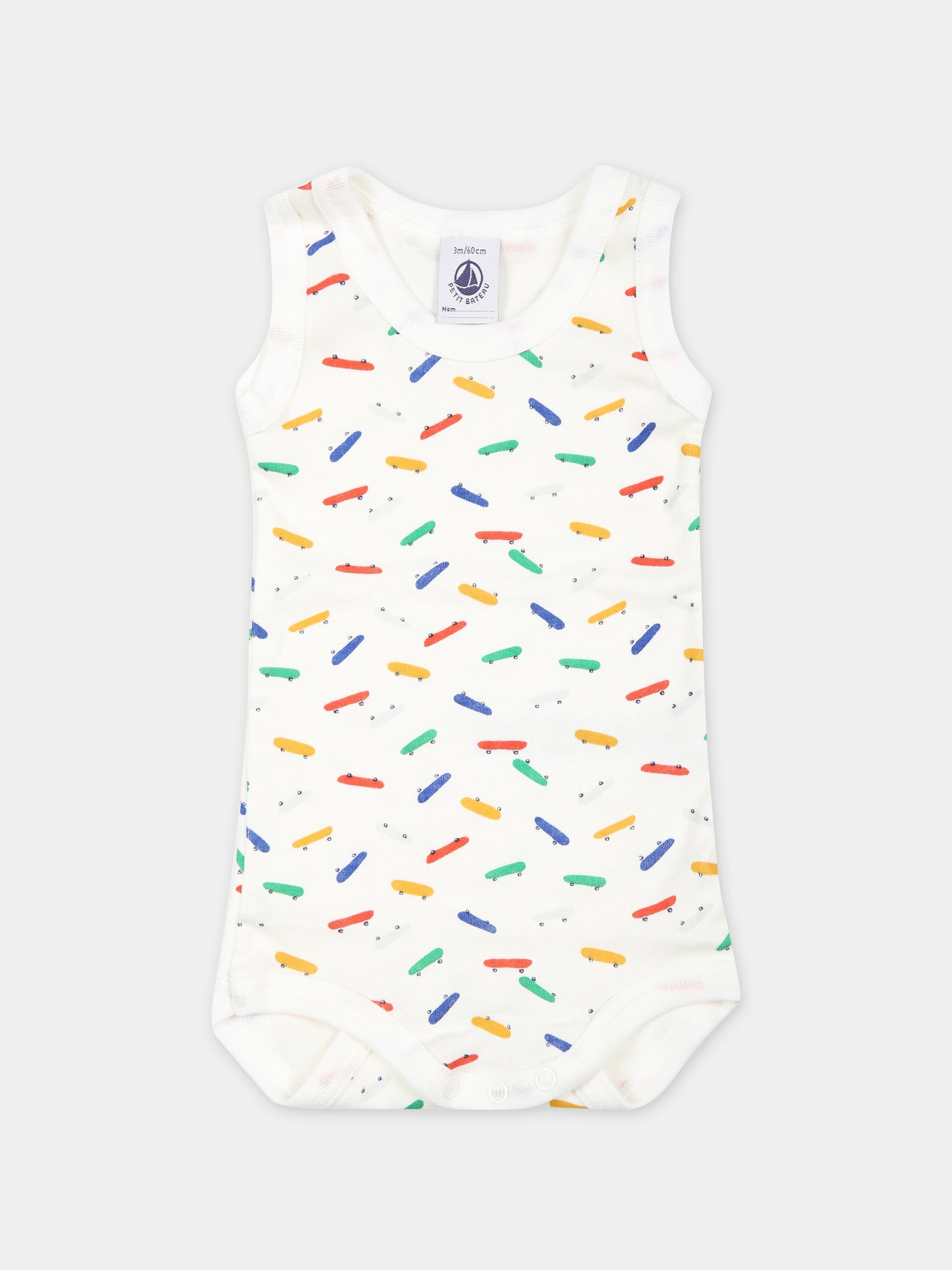 Set multicolor per neonati con stampa,Petit Bateau,A09Y7 00 VARIANTE 1