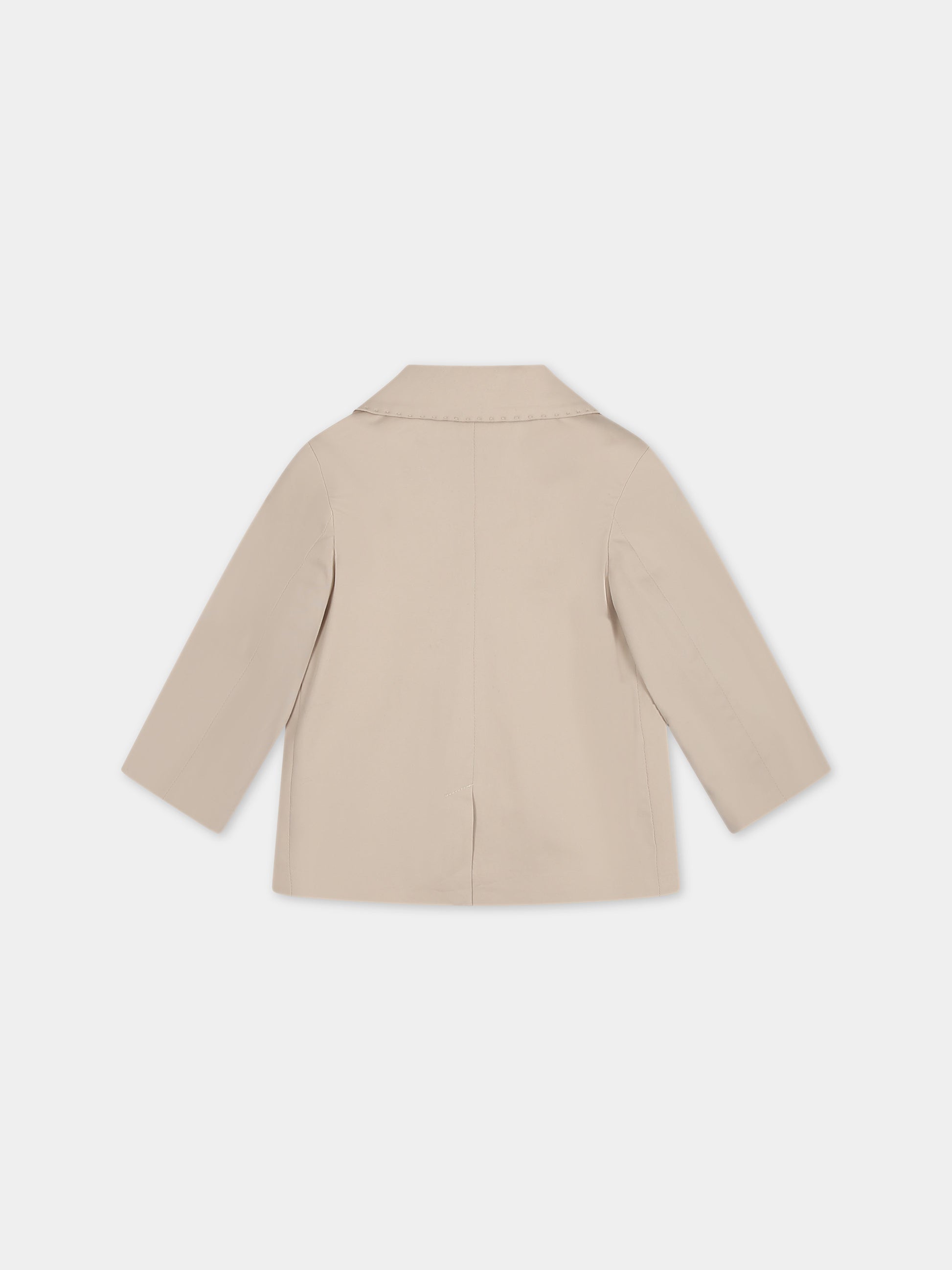 Giacca avorio per neonato con patch logato,Etro,GU2504 G0019 108