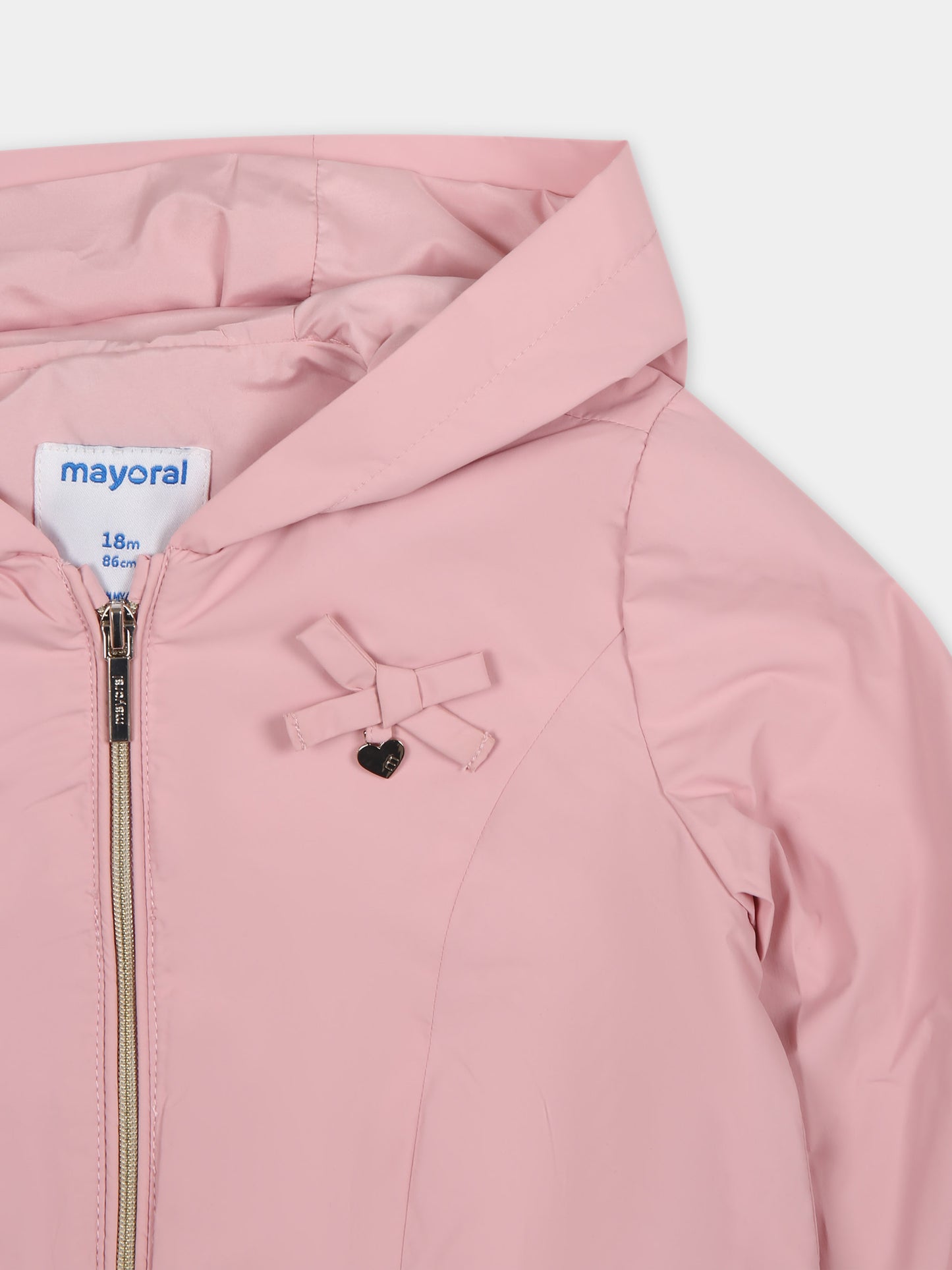 Giacca a vento rosa per neonata,Mayoral,1437 012