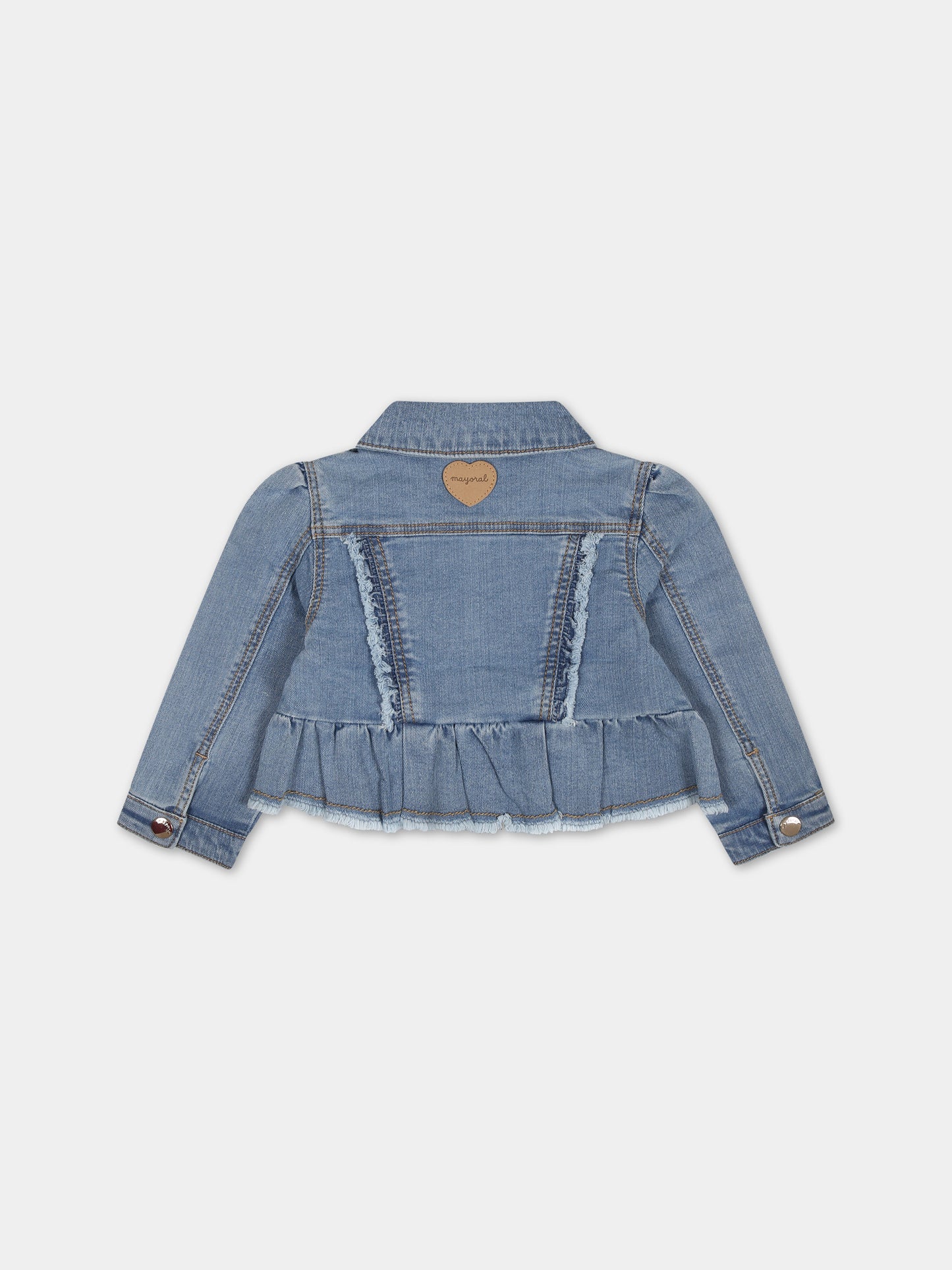 Giubbotto in denim per neonata,Mayoral,1434 026