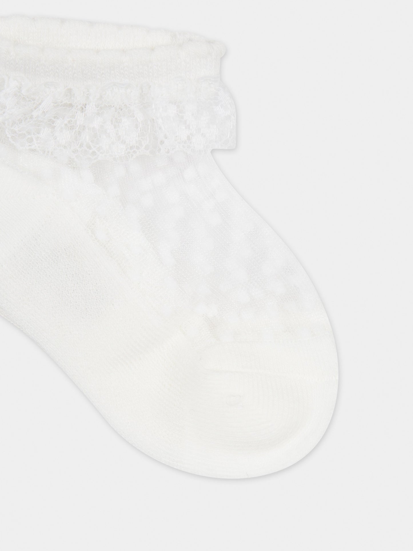 Calzini avorio per neonata,Mayoral,10654 064