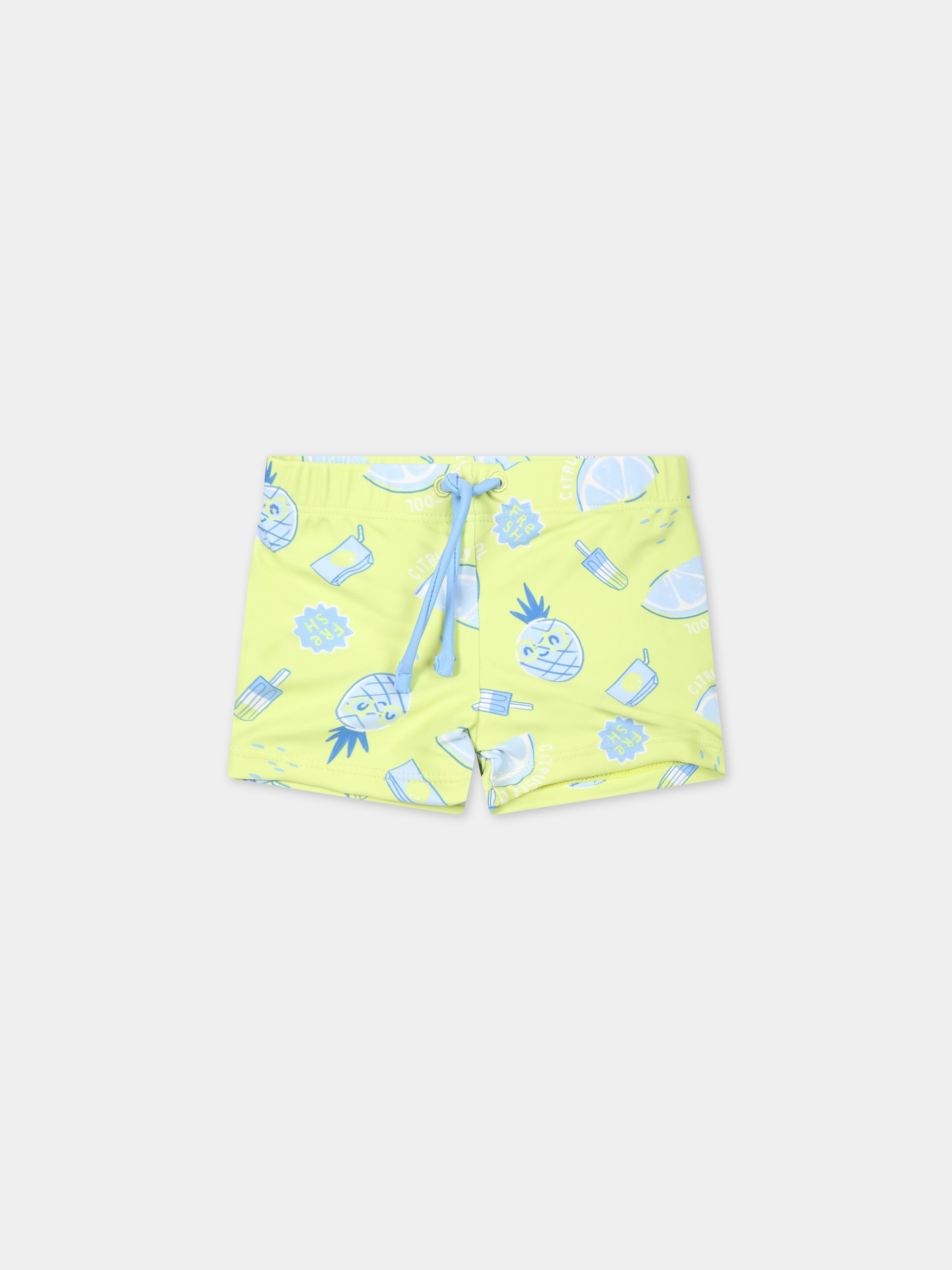 Set boxer mare multicolor per neonato con stampa frutta,Mayoral,1659 040