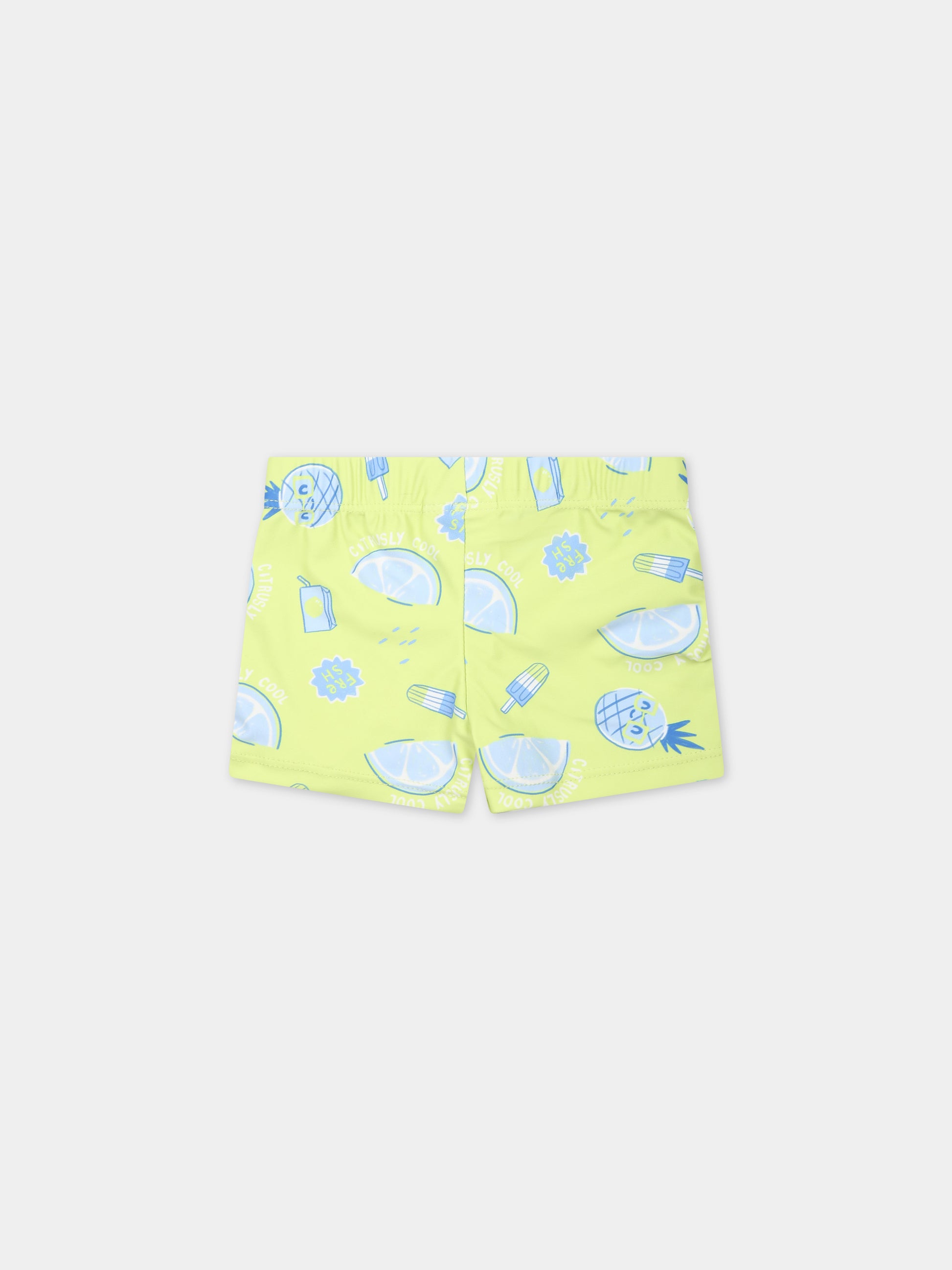 Set boxer mare multicolor per neonato con stampa frutta,Mayoral,1659 040