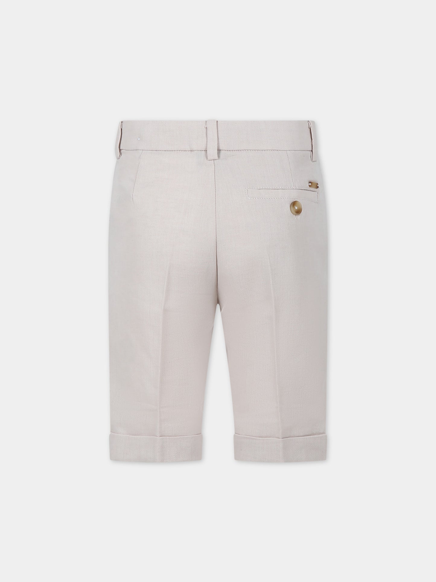 Shorts beige per bambino,Mayoral,3267 076