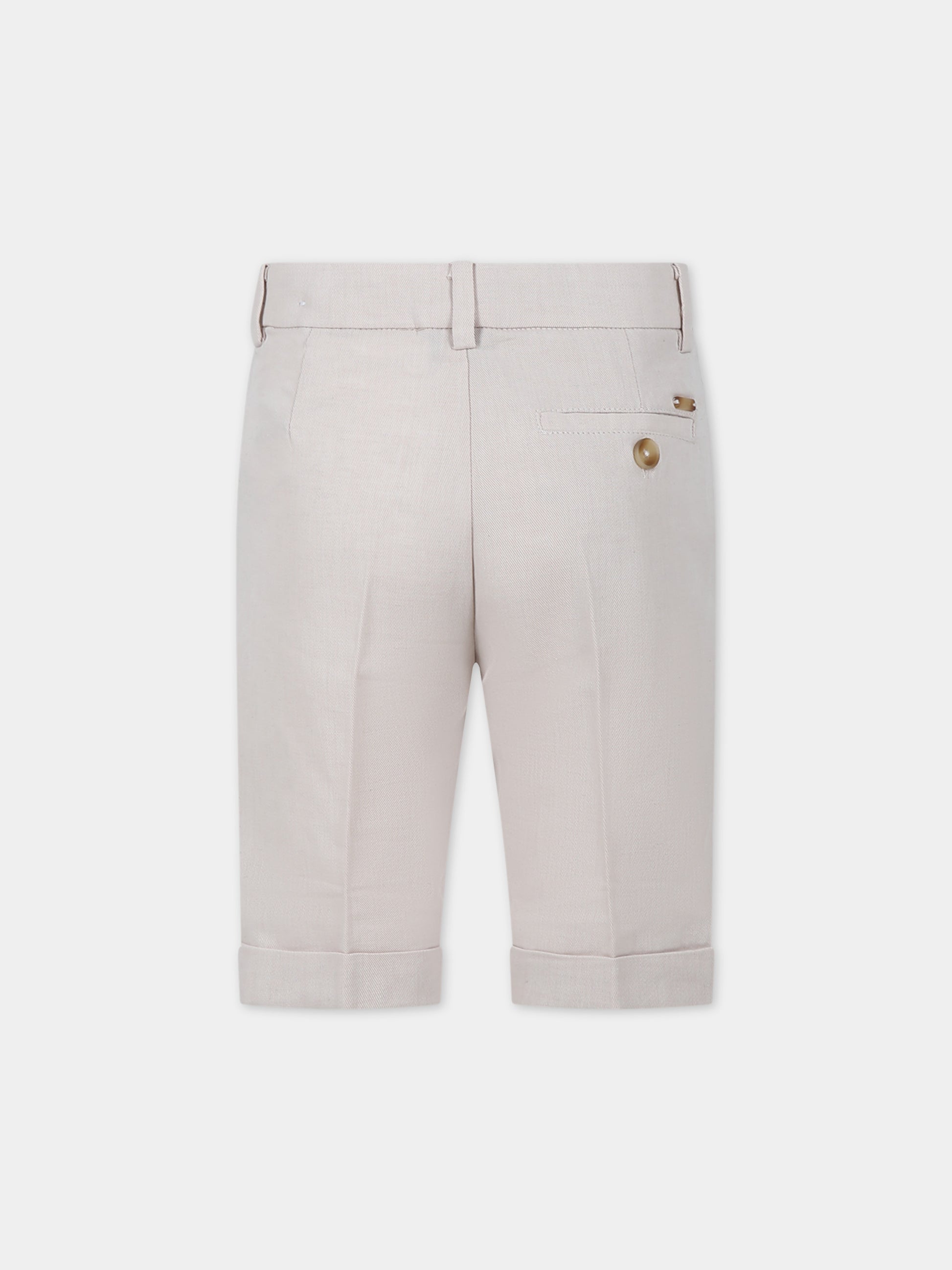 Shorts beige per bambino,Mayoral,3267 076