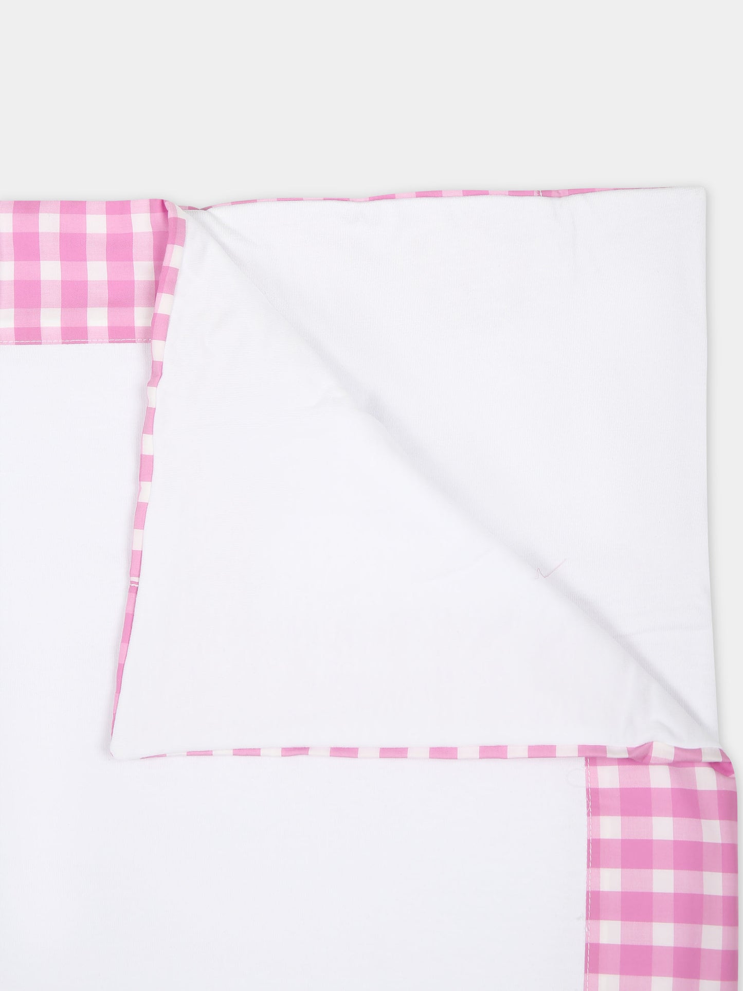 Coperta bianca per neonata con logo,Falcotto,001 6002225 01 1N04