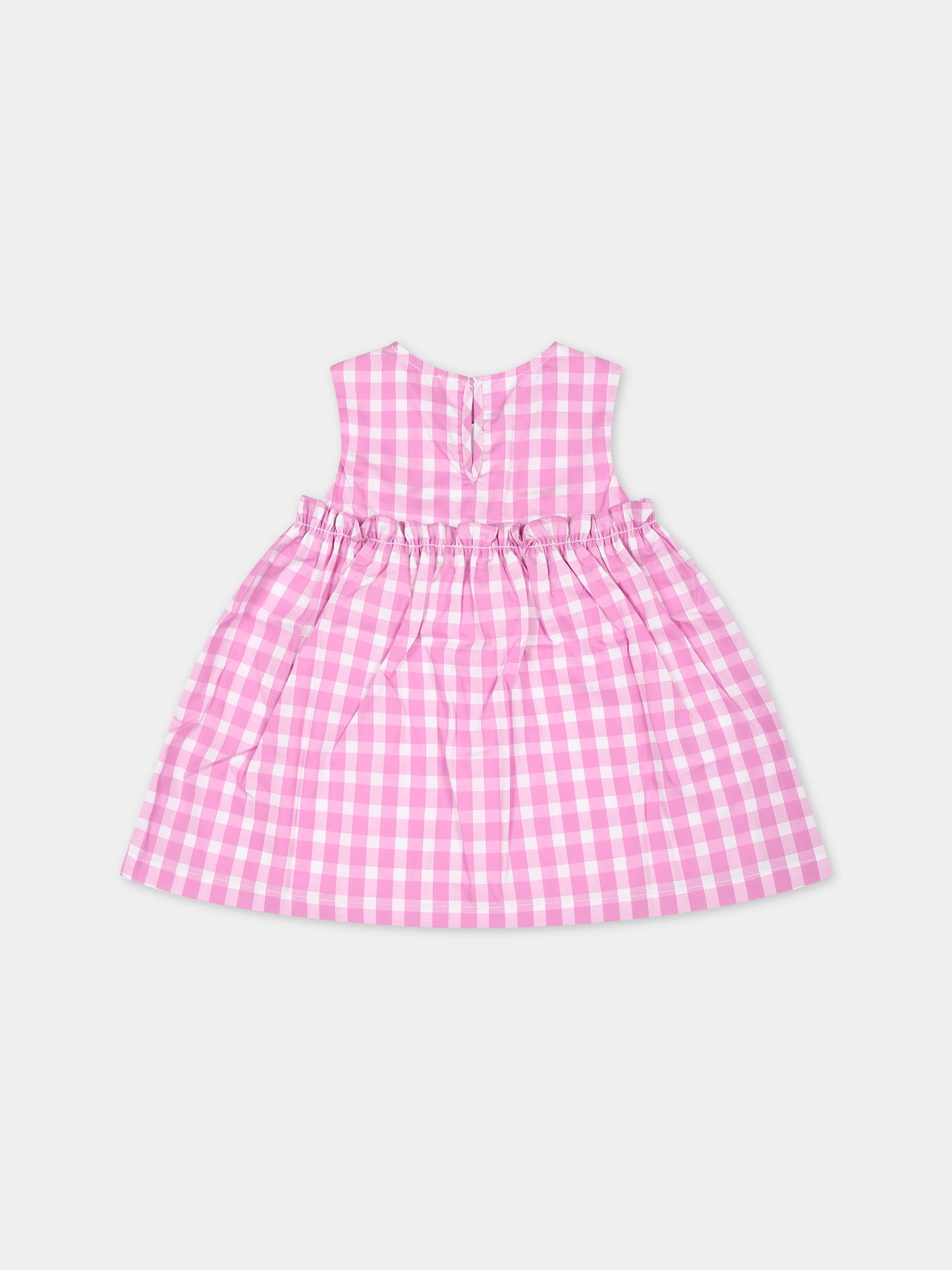 Vestito rosa per neonata con fiocco,Falcotto,001 6002180 01 1N04