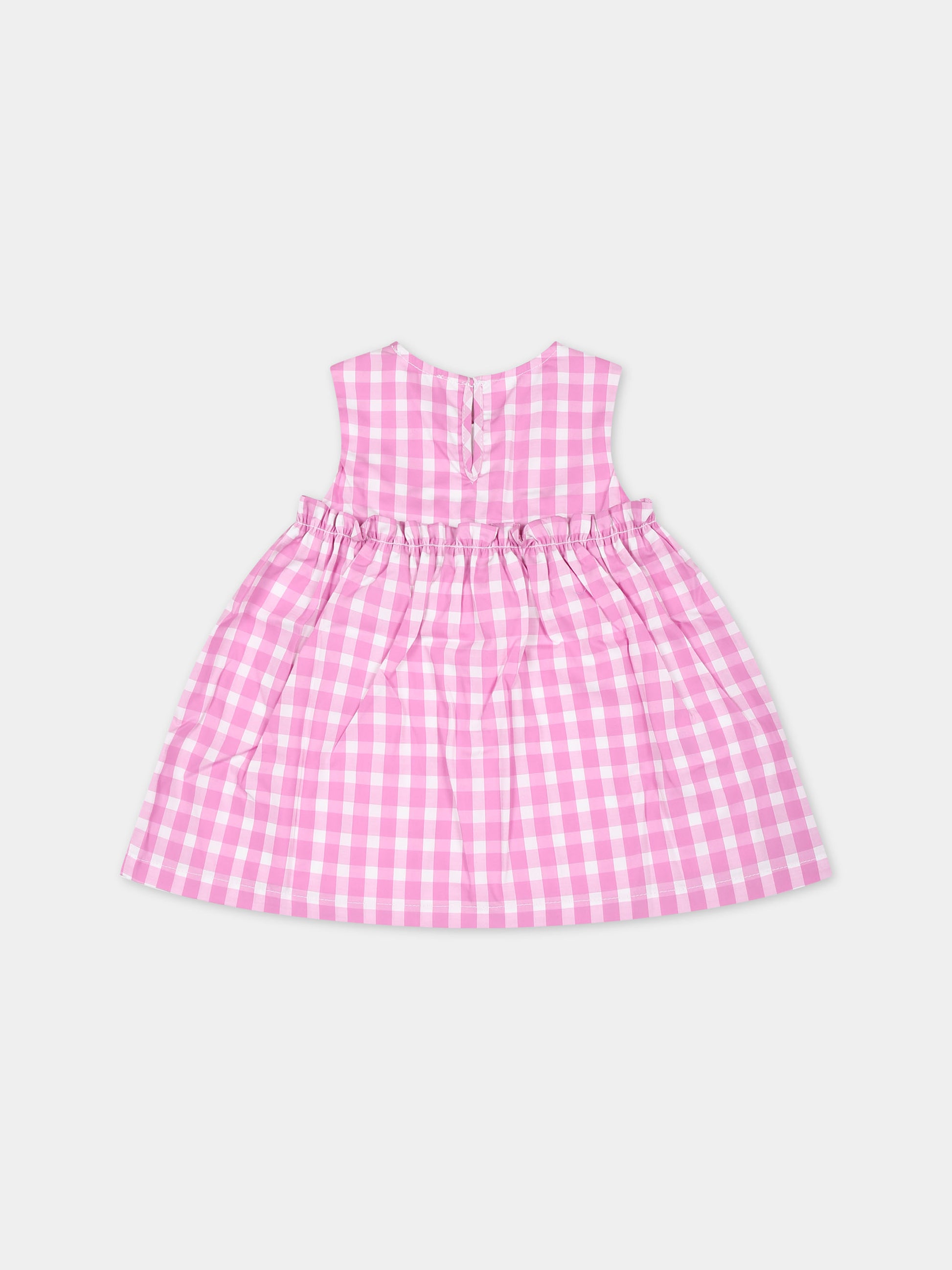 Vestito rosa per neonata con fiocco,Falcotto,001 6002180 01 1N04