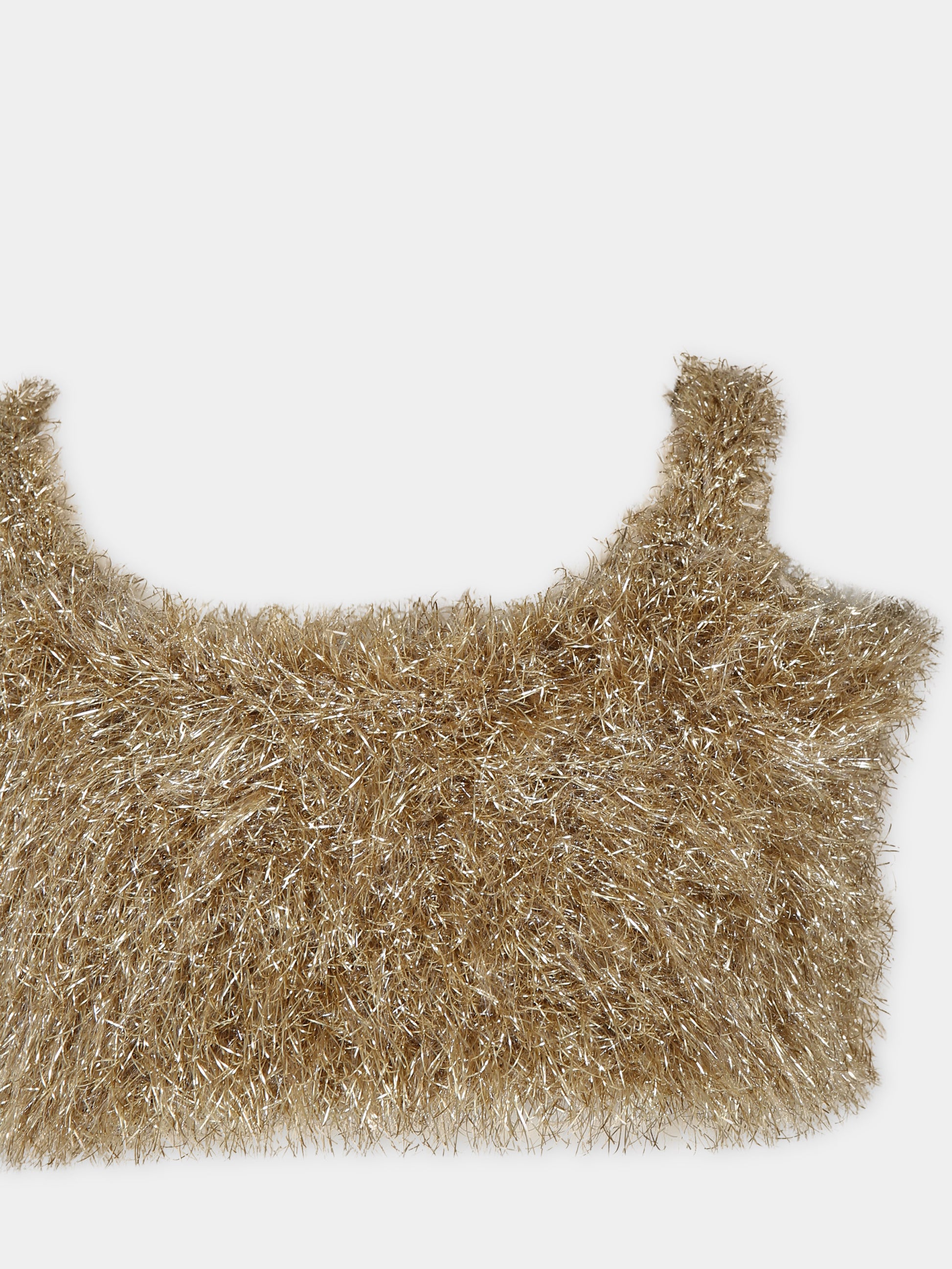 Top marrone per bambina,Douuod Kids,DU9A42 Z1948 221