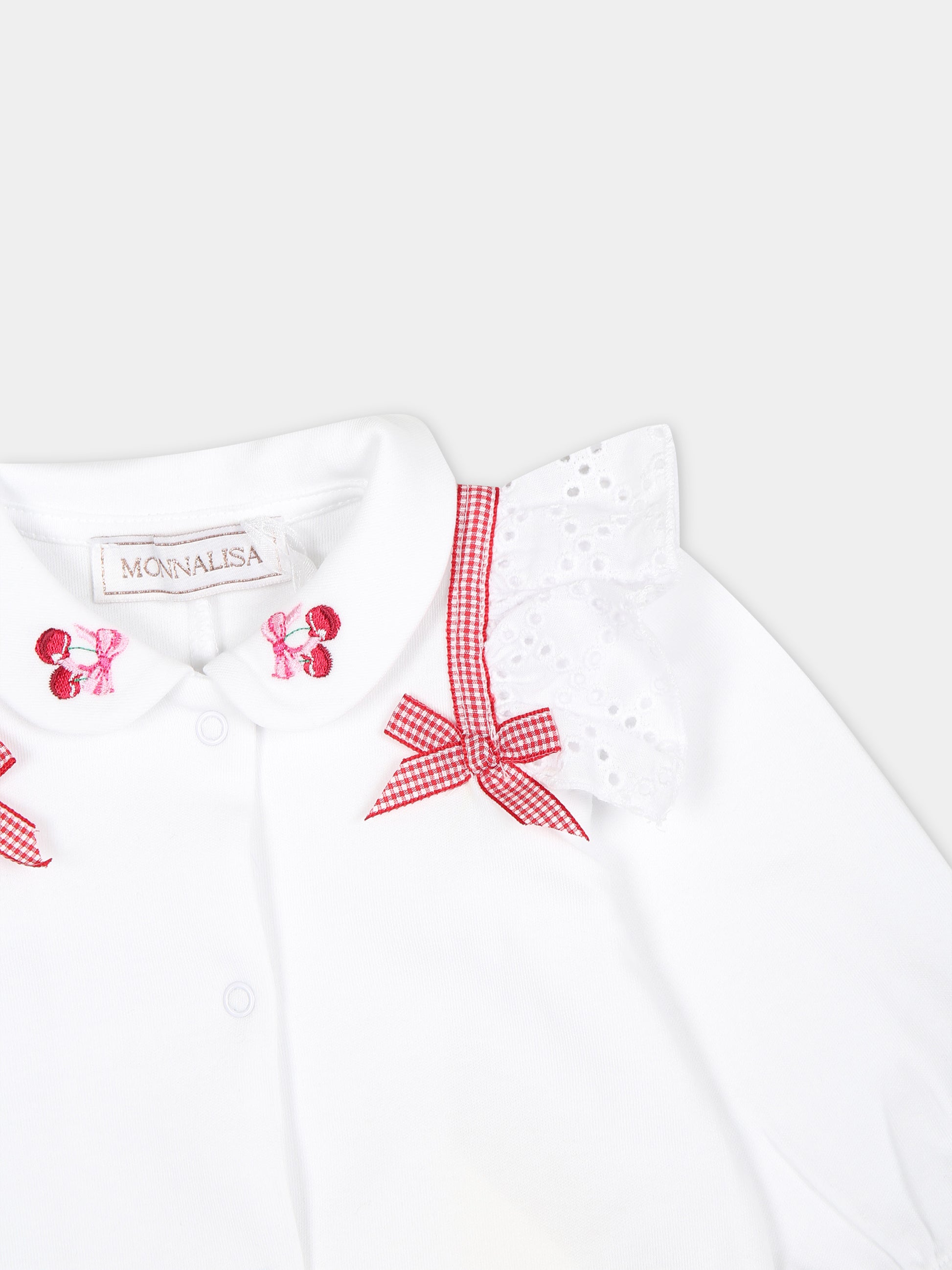 Tutina bianca per neonata,Monnalisa,35C213 3000 9943