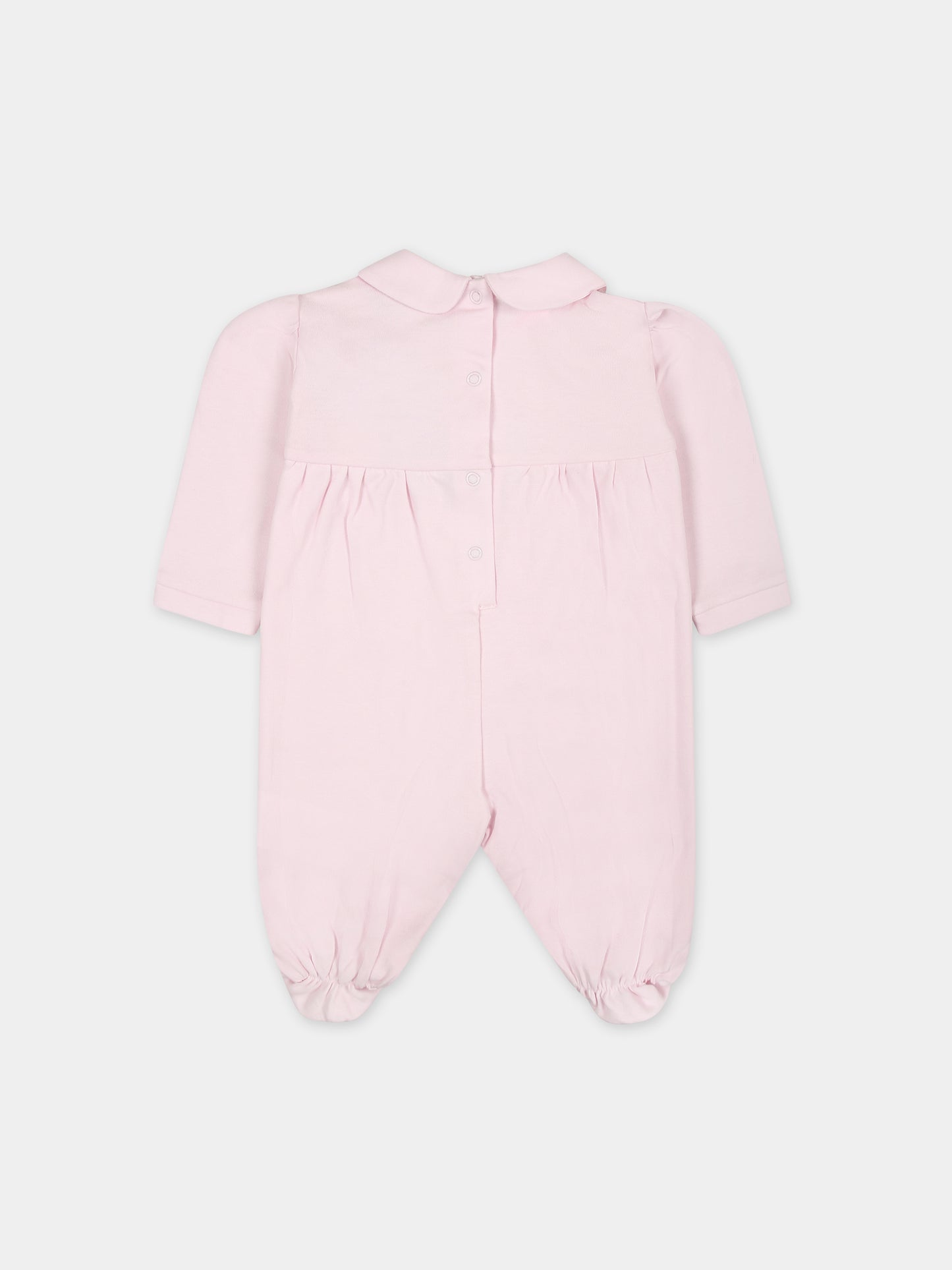 Set per neonata con cuore e rouches,Monnalisa,35C507 3000 0091