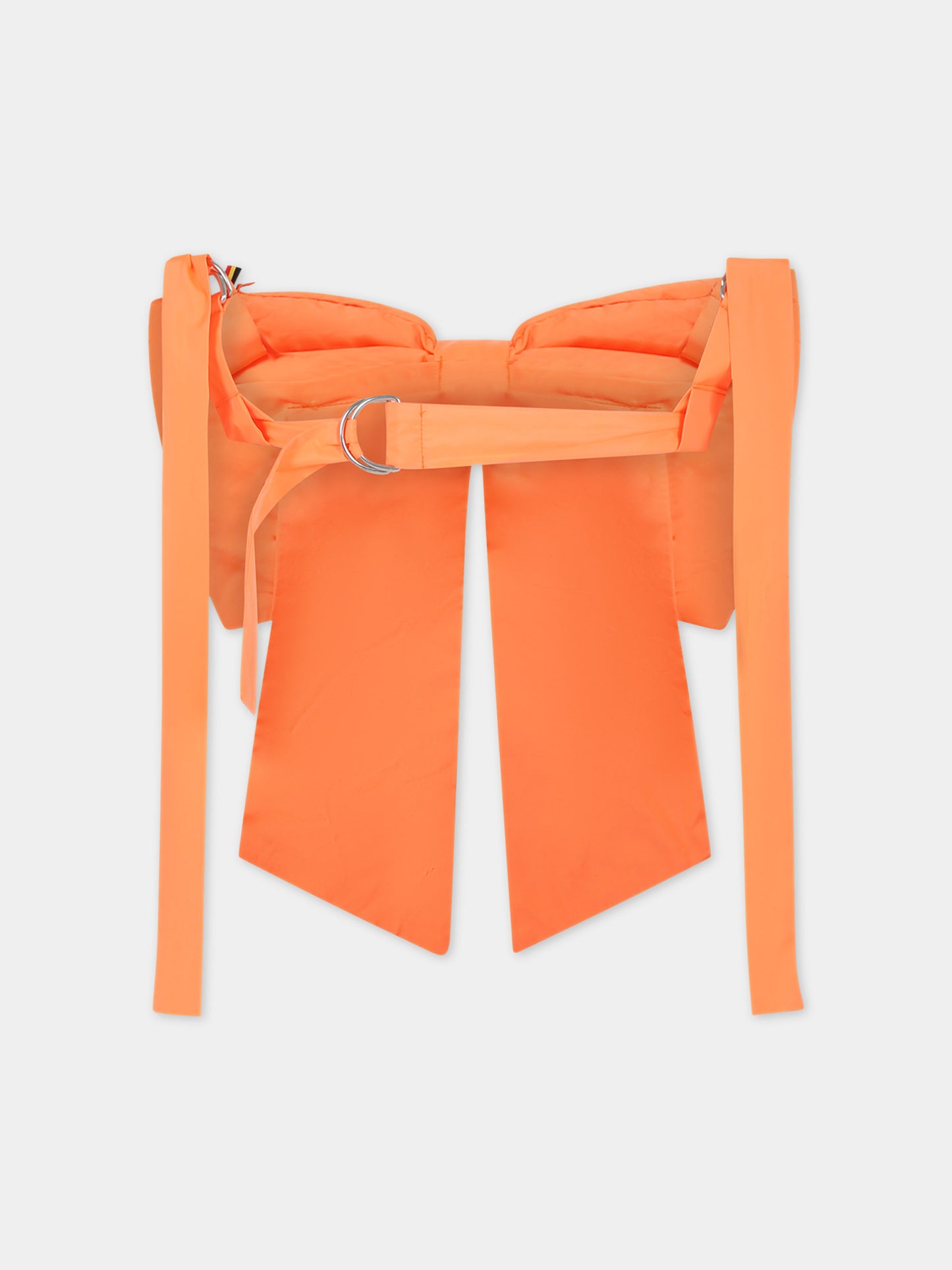 Borsa arancione per bambina con fiocco,Caroline Bosmans,SS24 9202 64 2507