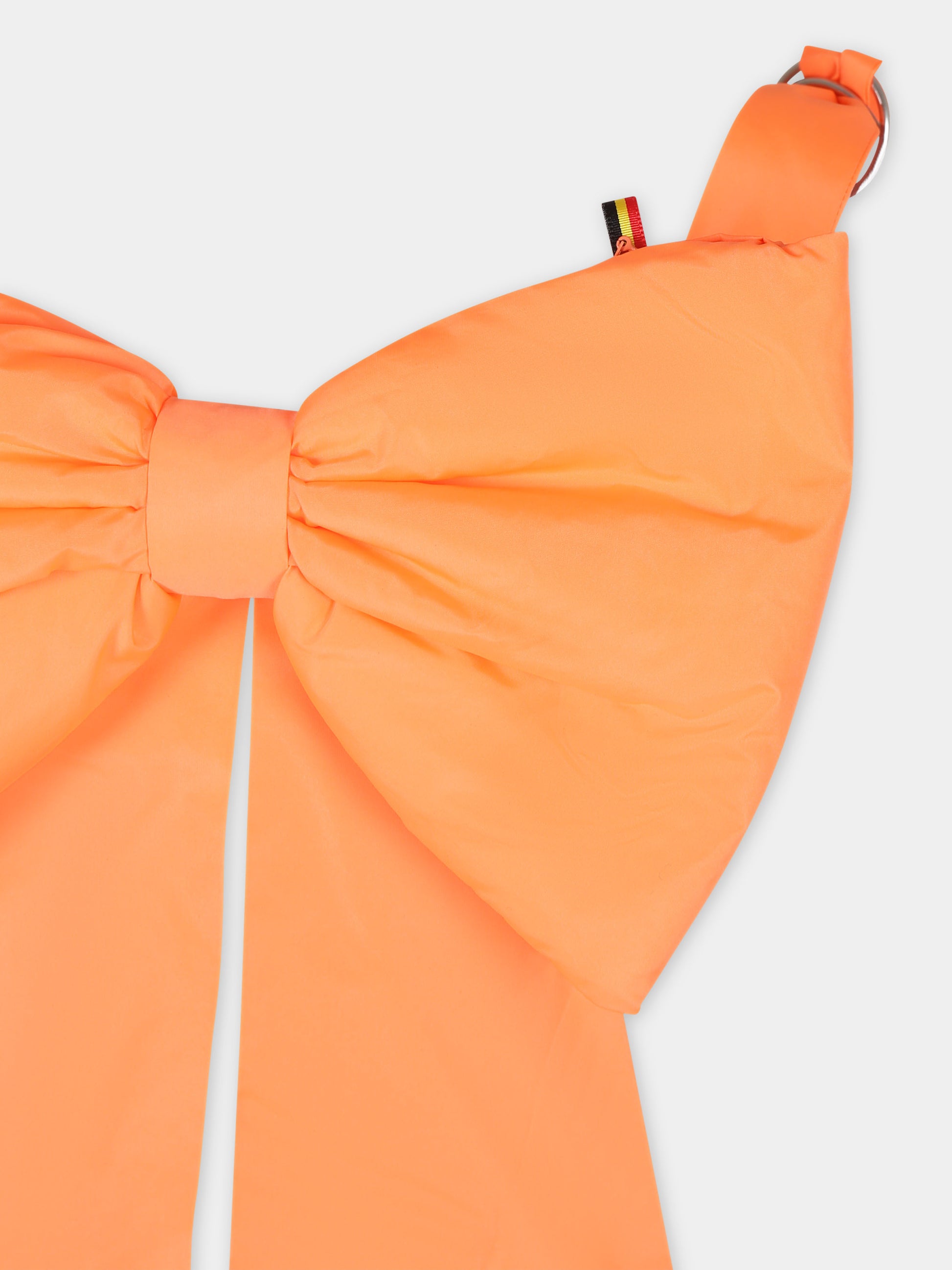 Borsa arancione per bambina con fiocco,Caroline Bosmans,SS24 9202 64 2507