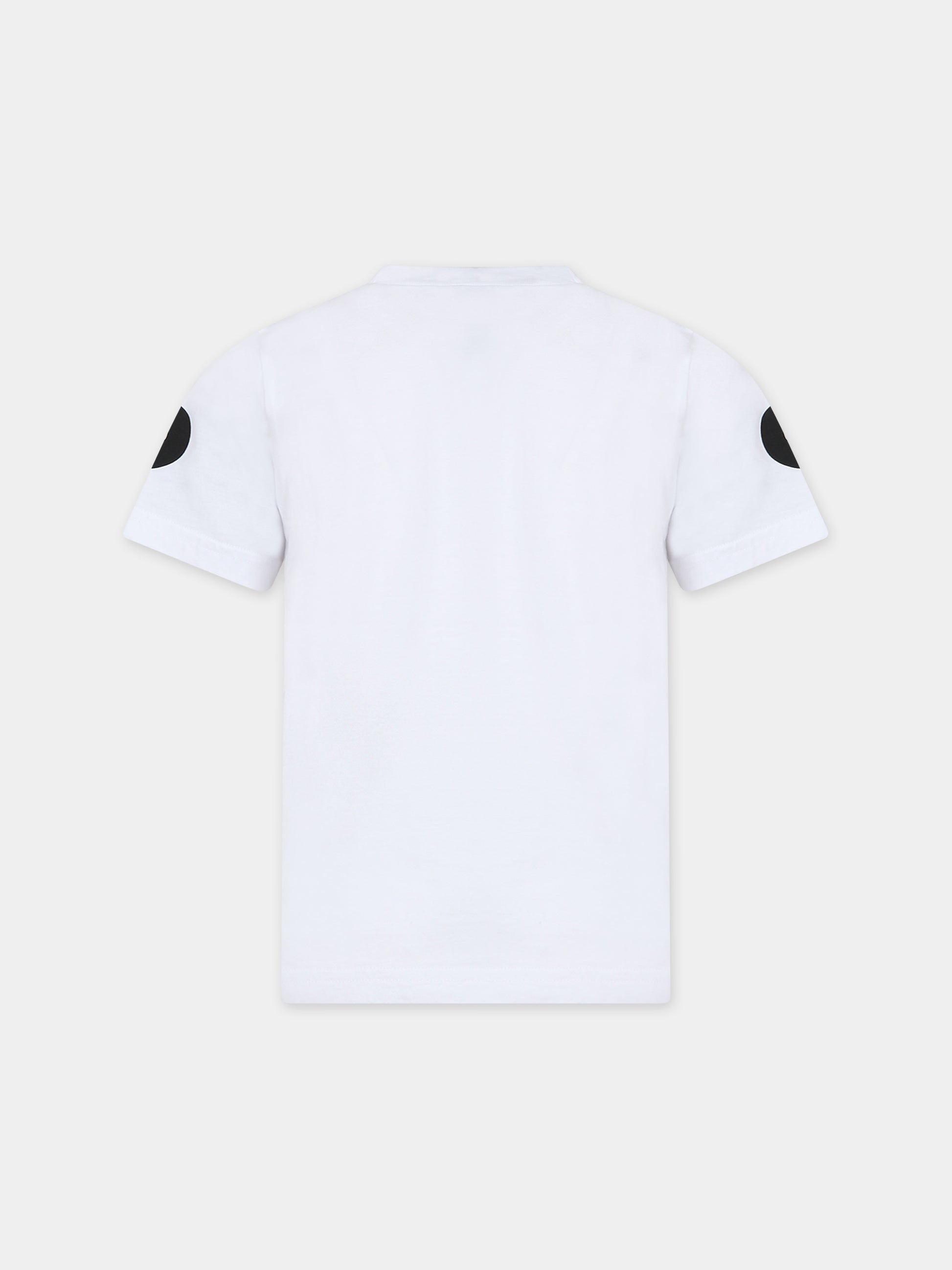 T-shirt bianca per bambino con logo,Dsquared2,DQ0526 D002F DQ100