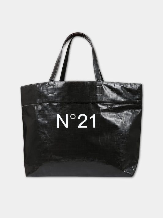 Borsa nera per bambina,N°21 Kids,N21369 N0214 0N900