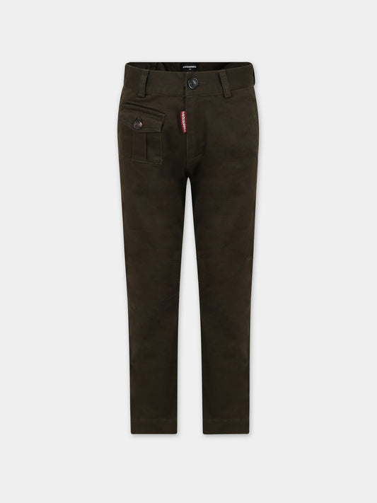 Pantaloni verdi per bambino,Dsquared2,DQ1505 D0093 DQ554