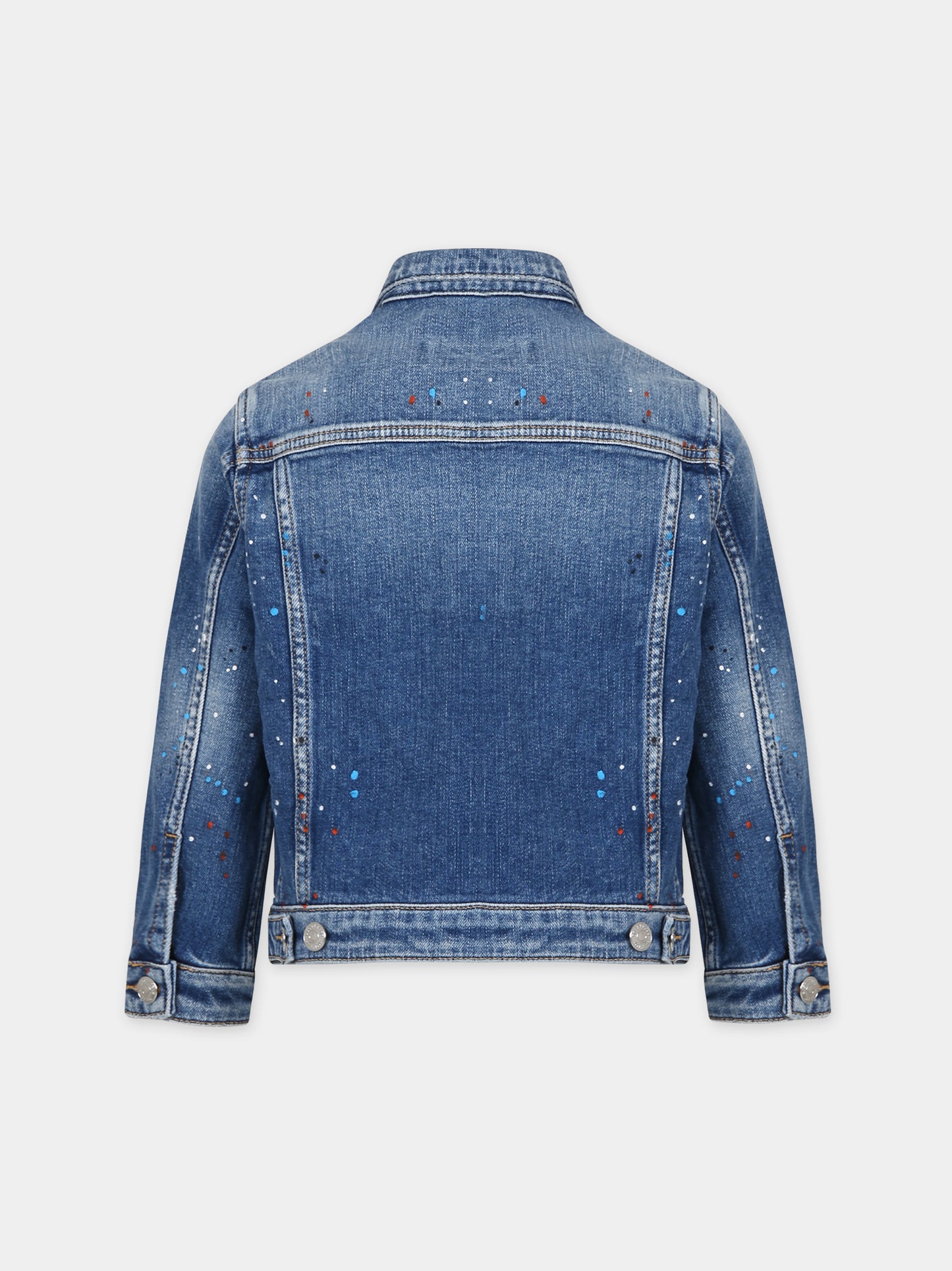 Giubbotto denim per bambino,Dsquared2,DQ0395 D0A2M DQ01