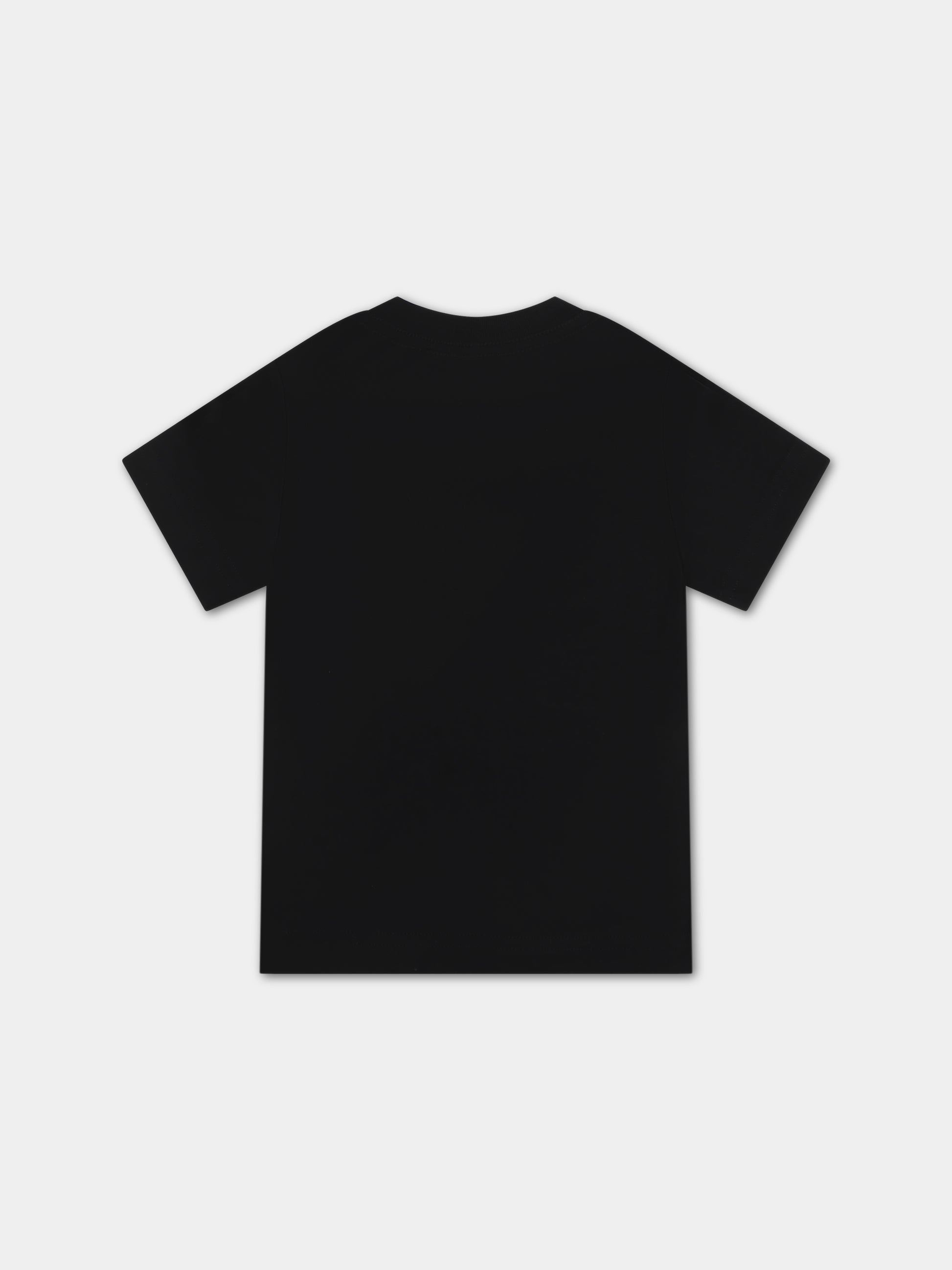 T-shirt nera per neonato con logo,Dsquared2,DQ1293 D00MM DQ900