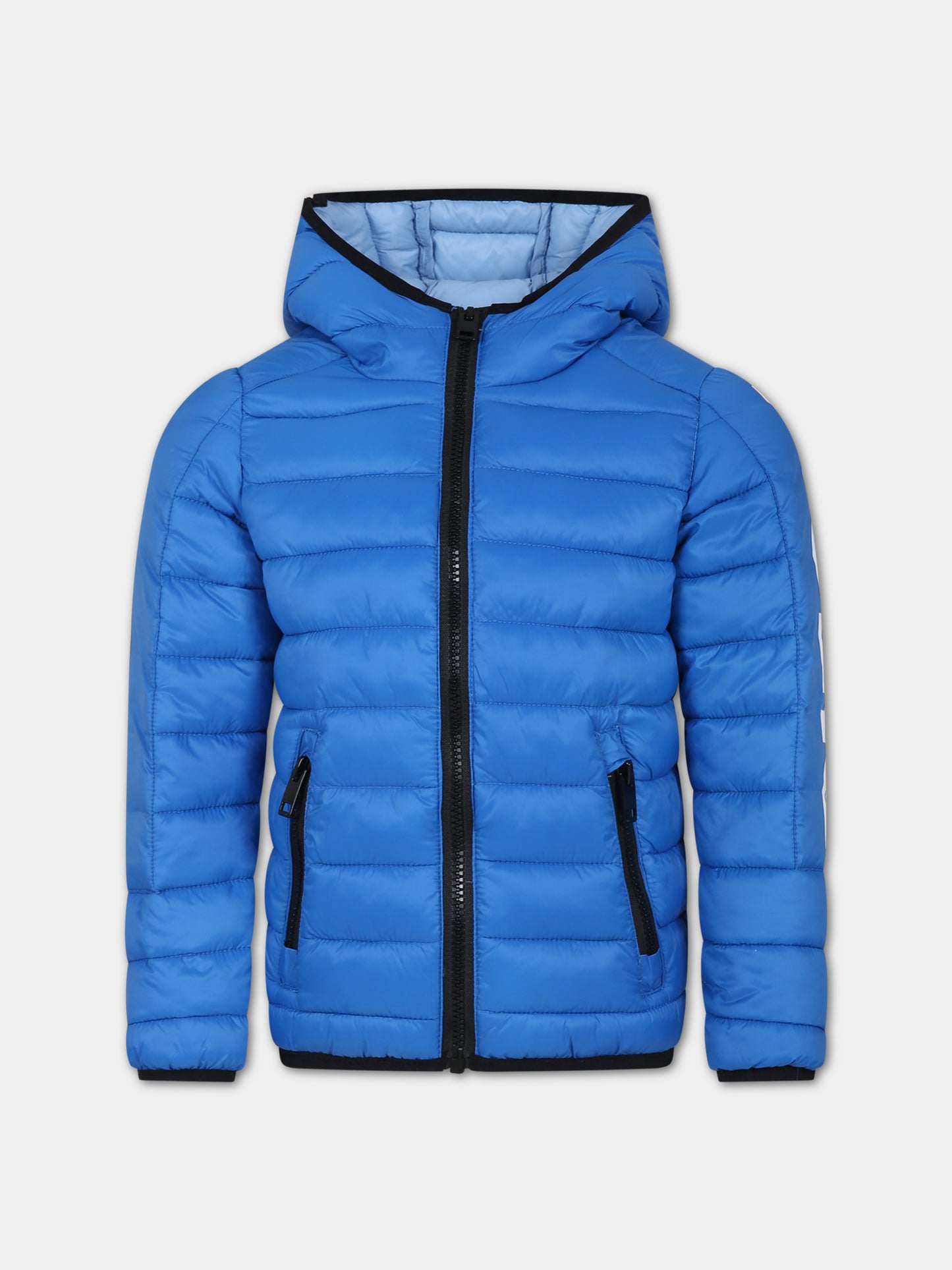 Piumino azzurro per bambini,Diesel,J01086 KXBDY K80H