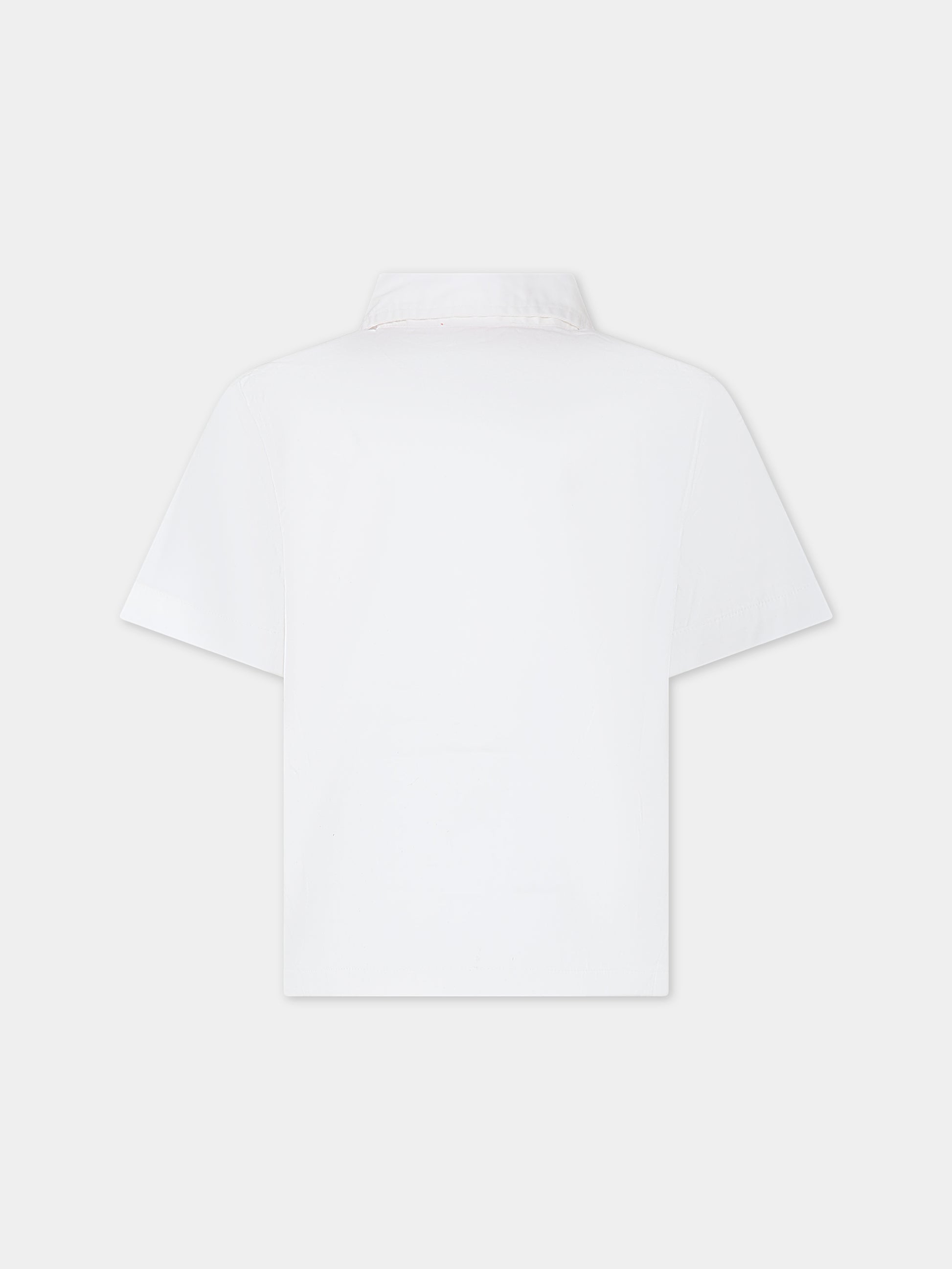 Camicia bianca per bambino con logo,Diesel,J01137 KXBFJ K129A