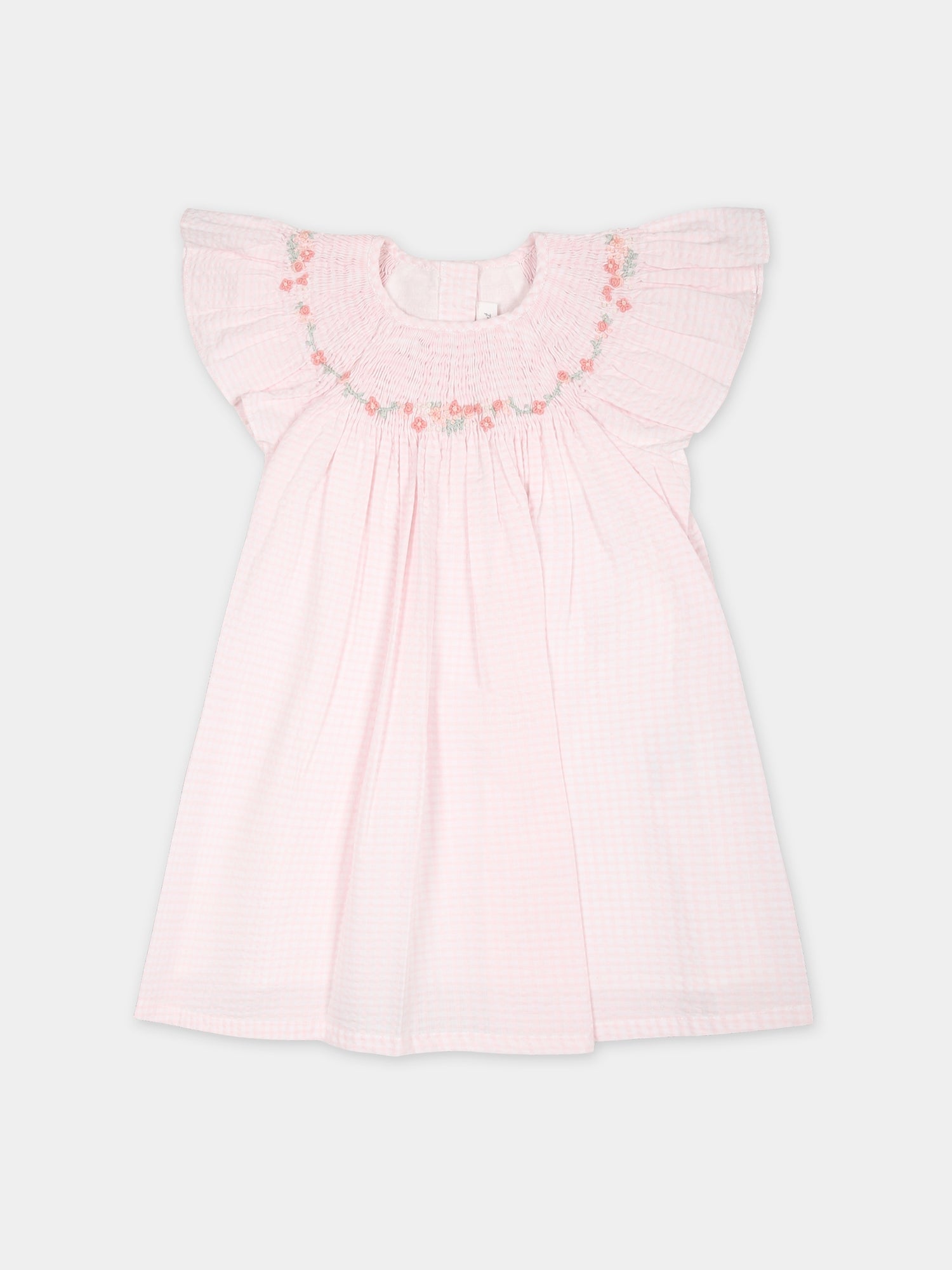 Vestito casual rosa per neonata,Tartine Et Chocolat,TY30000 31