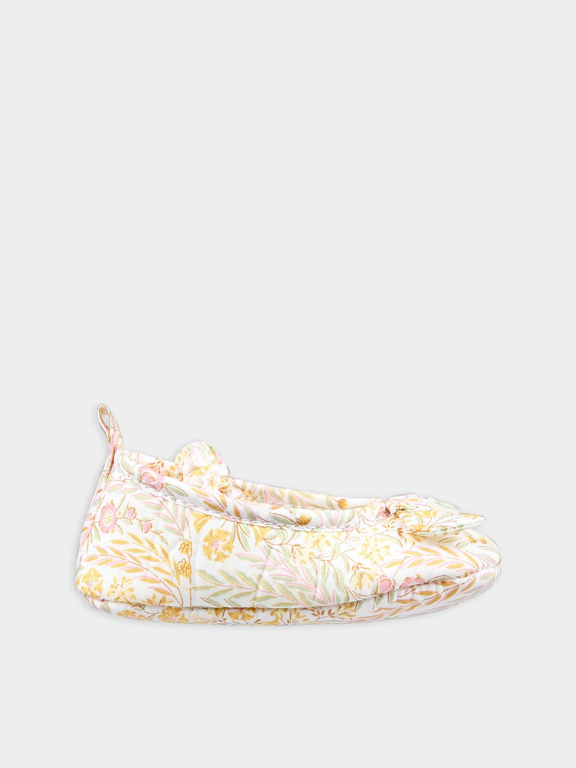 Ballerine avorio per neonata con tessuto Liberty,Tartine Et Chocolat,TY80001 32