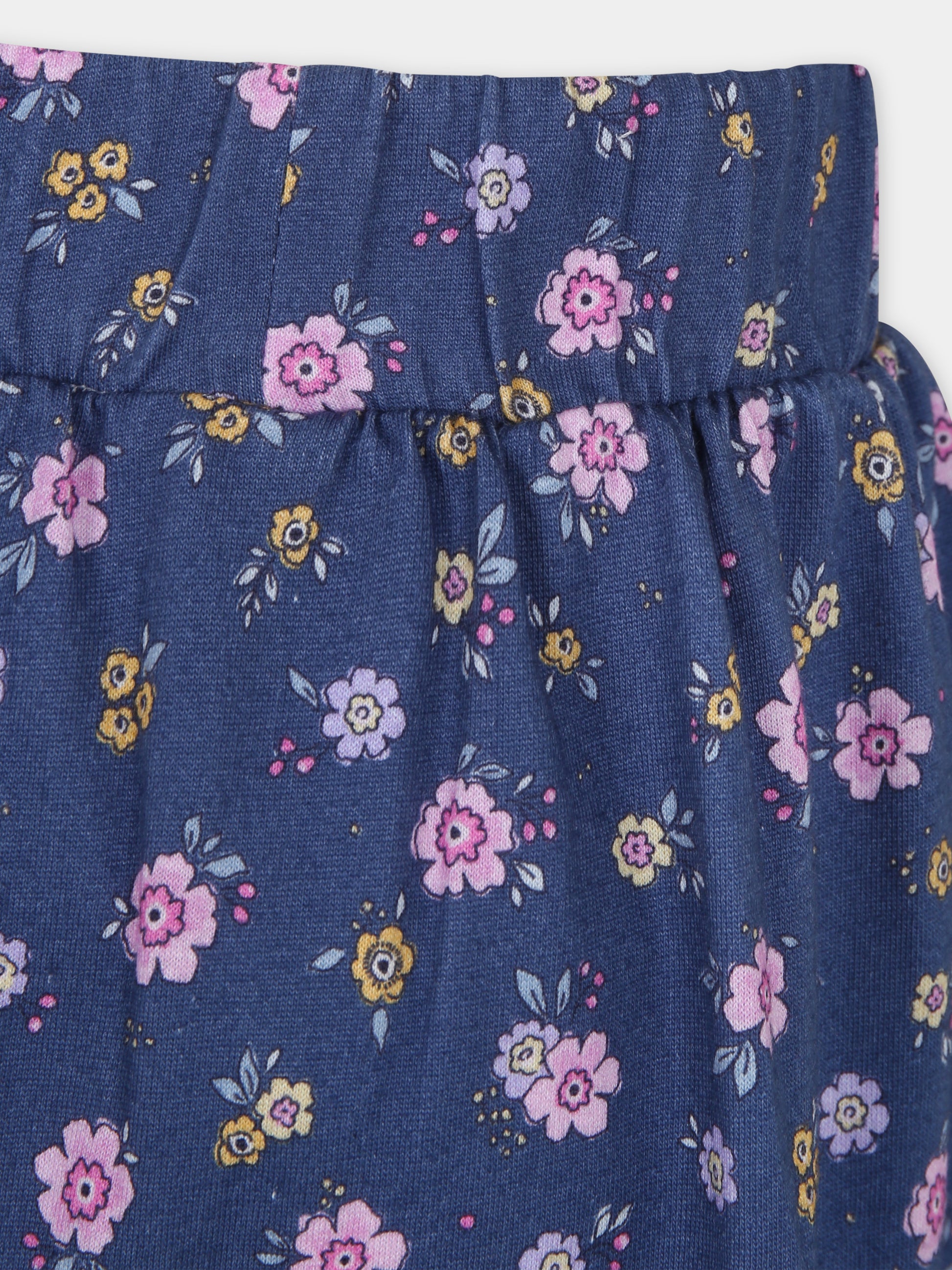 Gonna blu per bambina a fantasia,Romy June,0010 01 2001 902 F23