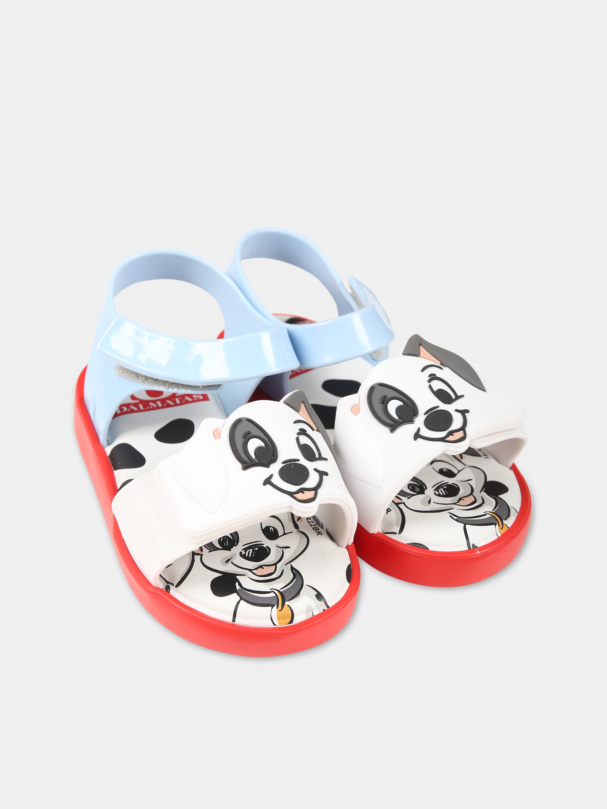 Sandali rossi per bambini con carica dei 101,Mini Melissa,33755 AJ584 06411