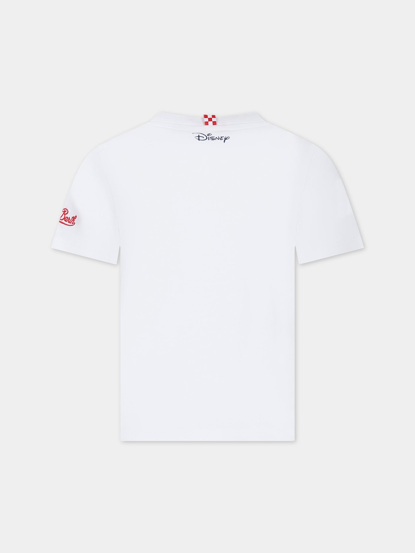 T-shitrt bianca per bambino con Topolino,Mc2 Saint Barth,TSH0001 00601F