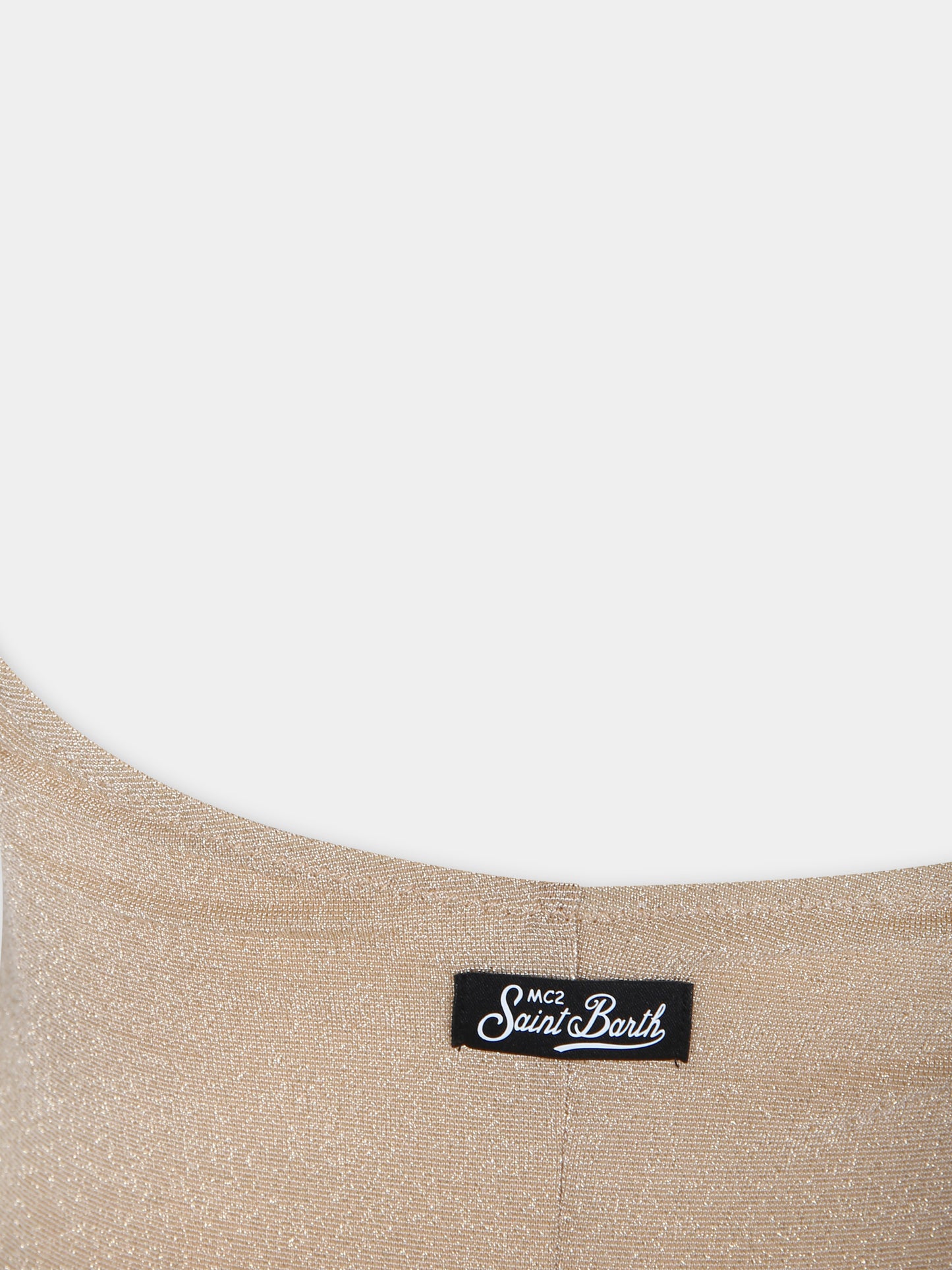 Costume oro per bambina con logo,Mc2 Saint Barth,KNS0002 00340F