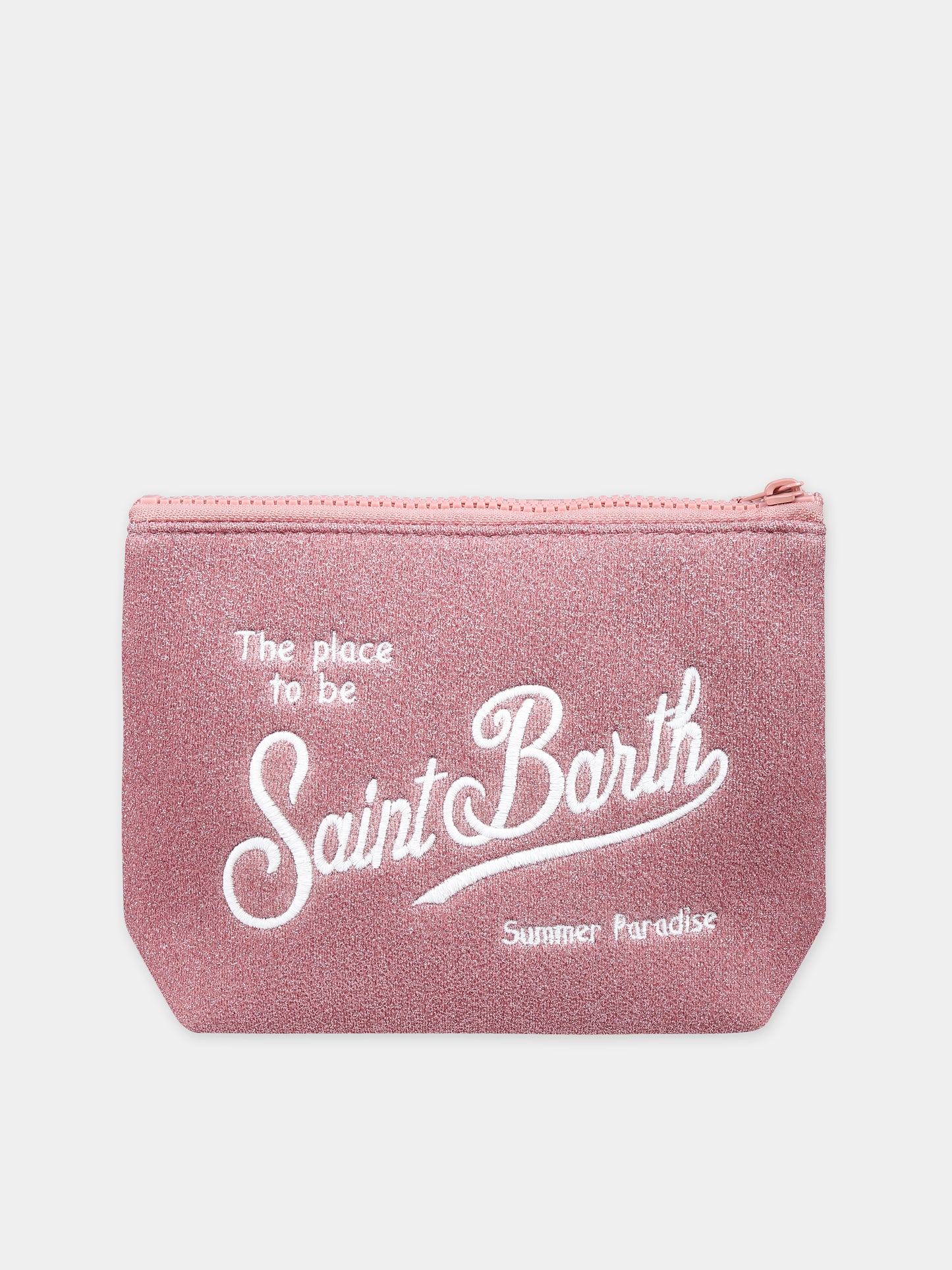 Pochette rosa per bambina con logo e lurex,Mc2 Saint Barth,ALIN001 02816F