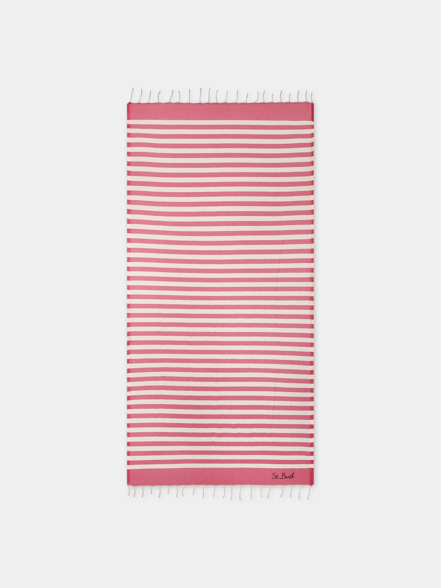 Telo mare fucsia per bambini con logo,Mc2 Saint Barth,FOUT012 02368F