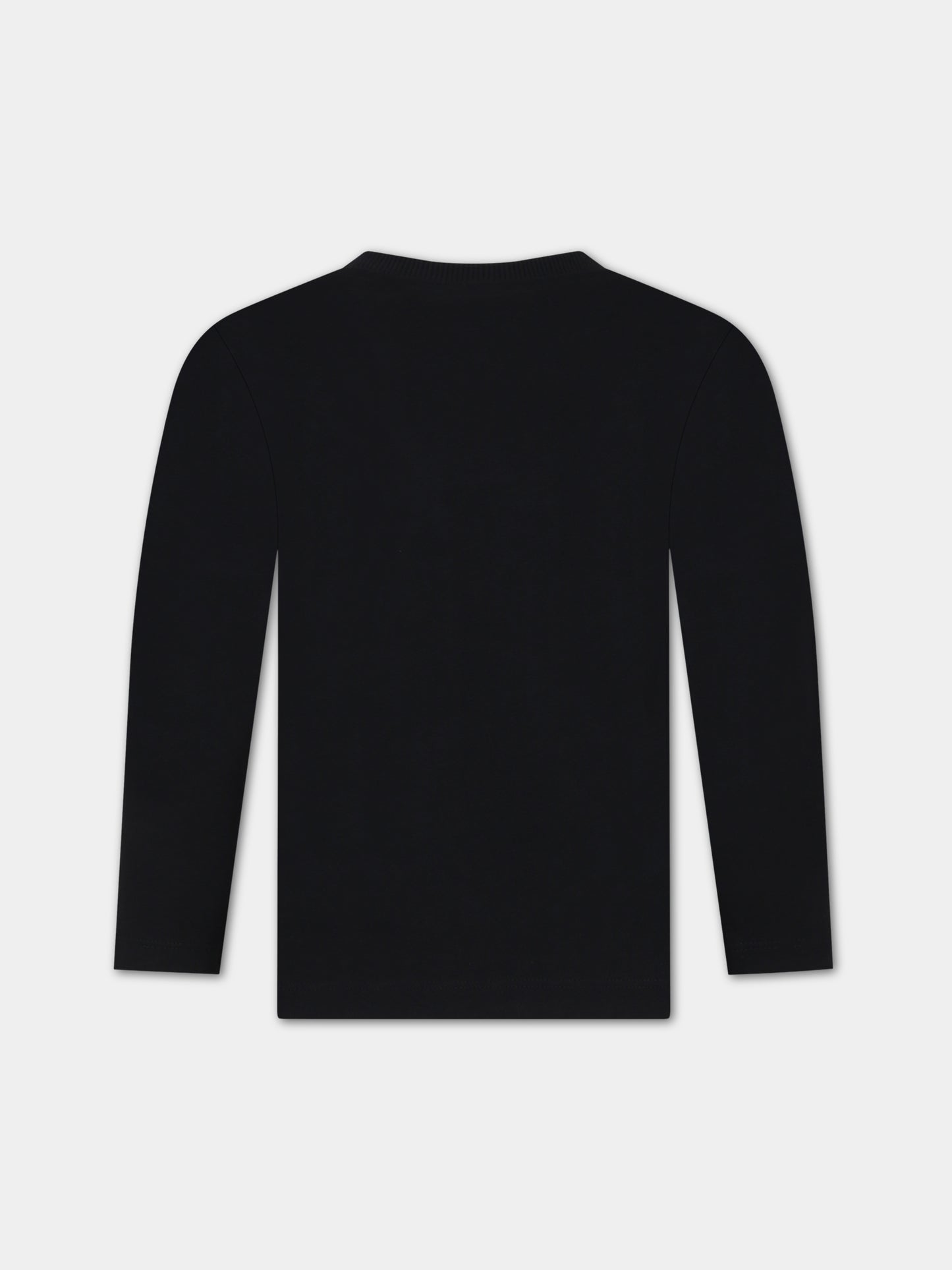 T-shirt bianca per bambini con Teddy Bear e logo,Moschino Kids,HMO00J LAA23 60100