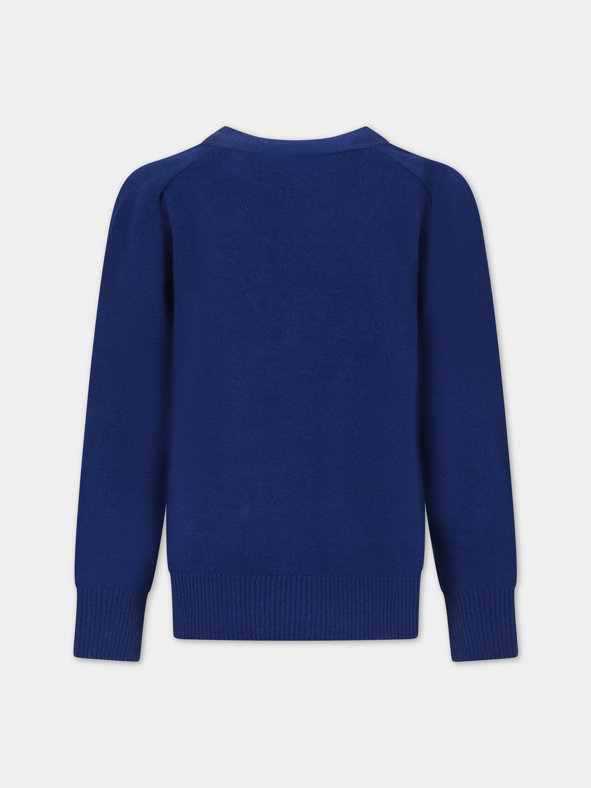 Cardigan azzurro per bambino,Paolo Pecora,PP3097 ROYAL