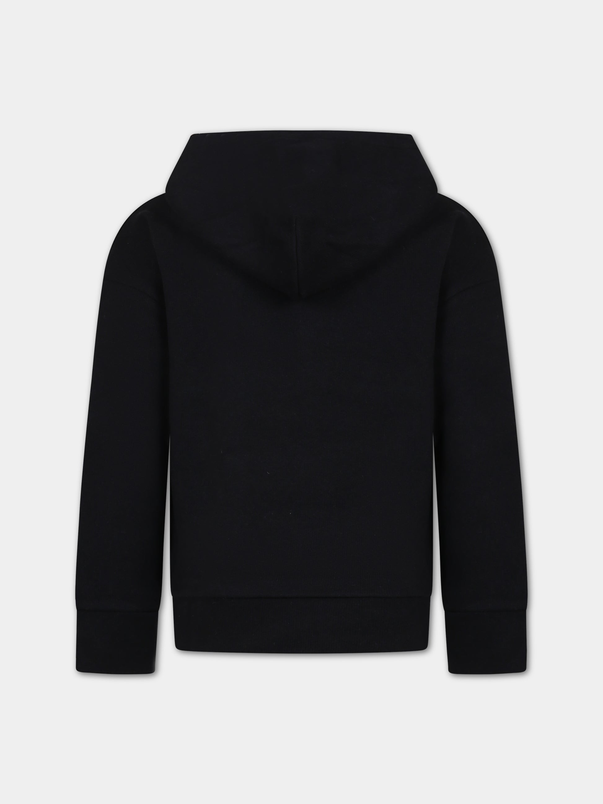 Felpa nera per bambino,Paolo Pecora,PP3169 NERO