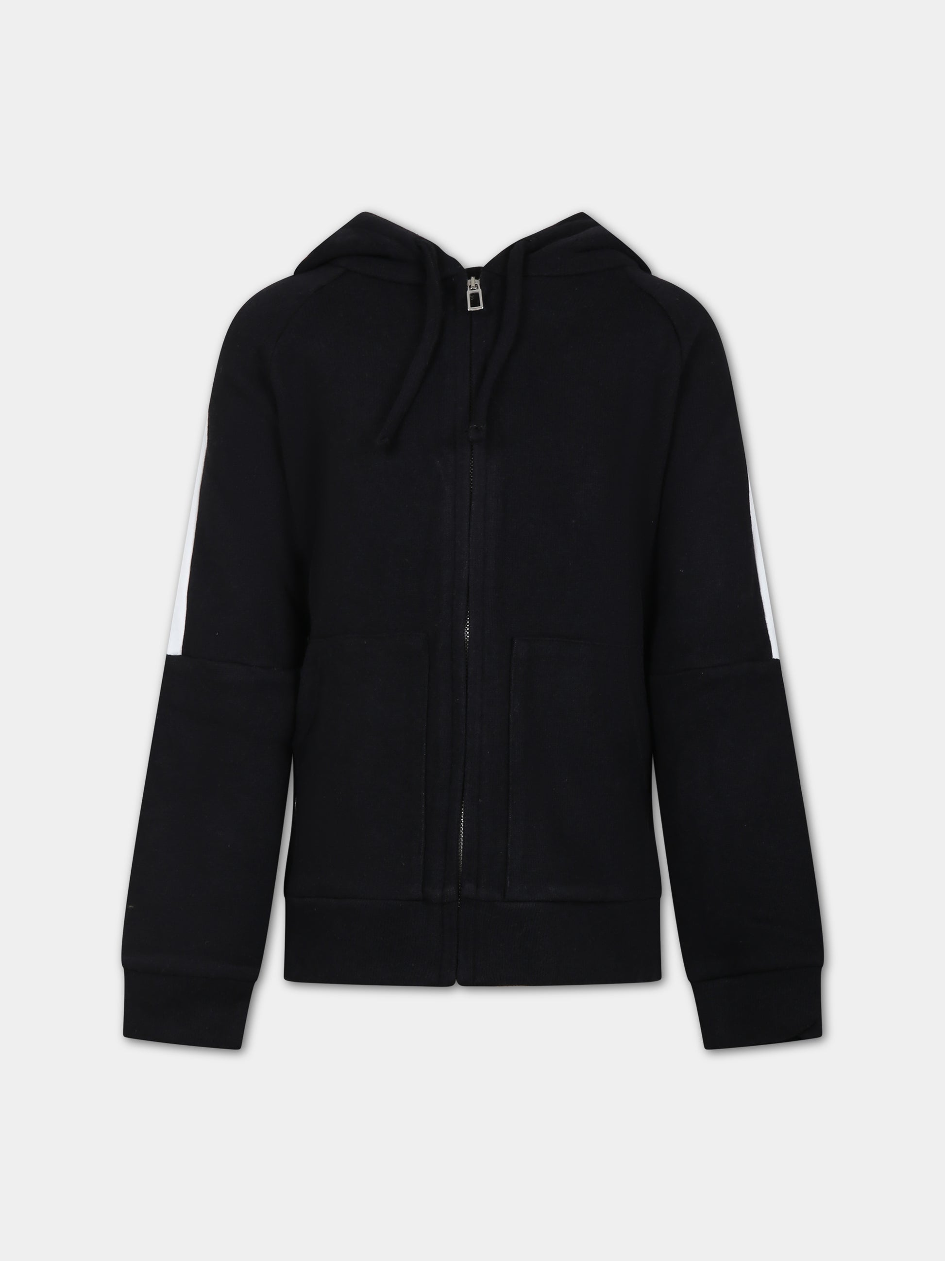 Felpa nera per bambino,Paolo Pecora,PP3170 NERO