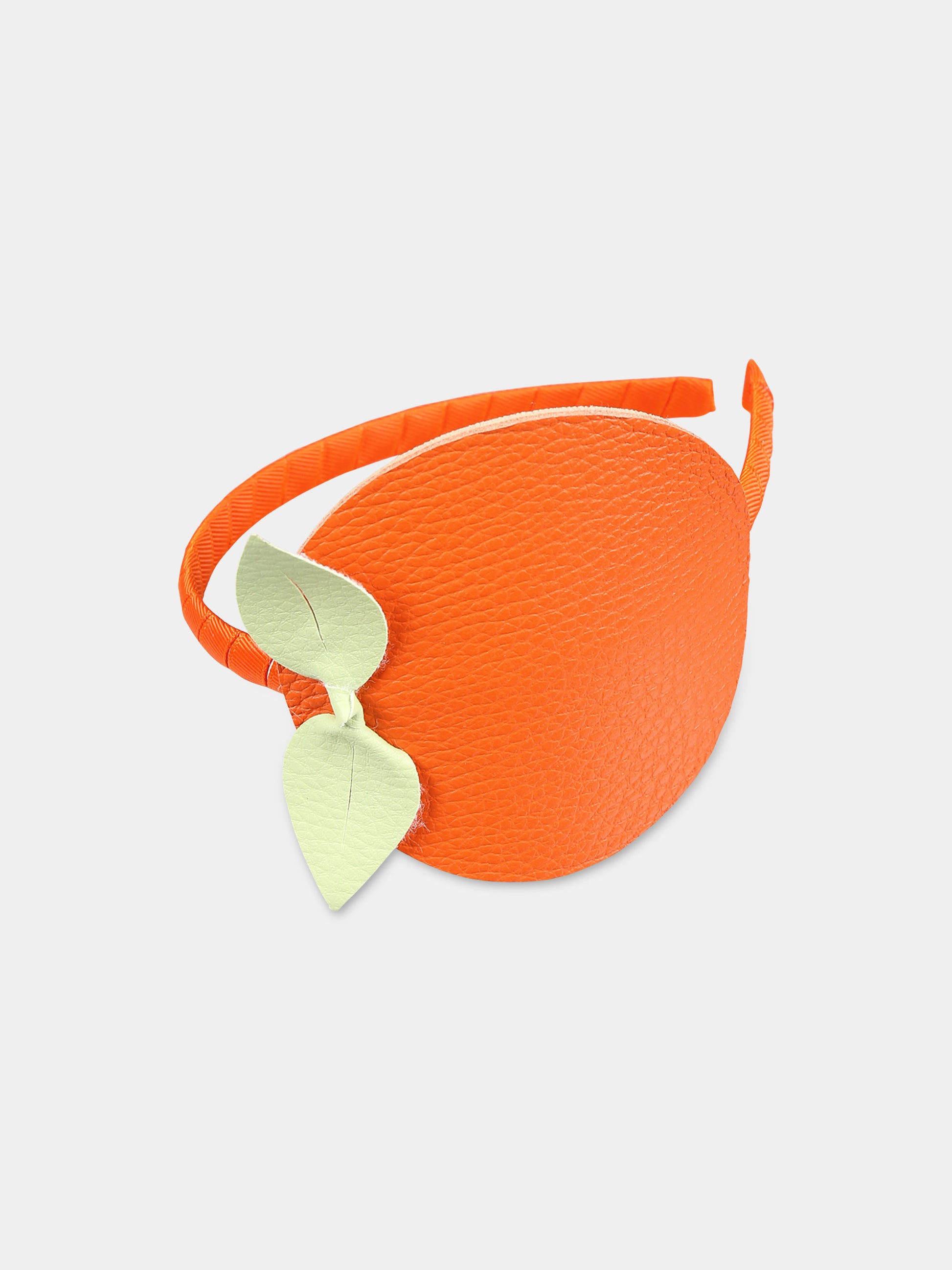 Cerchietto arancione per bambina con arancia,Illy Trilly,FRUIT ORANGE