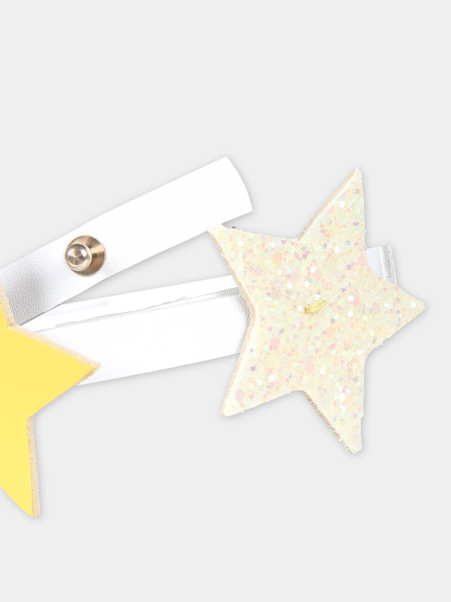 Cintura gialla per bambina con stelle,Illy Trilly,PARTY HAPPY STAR BELT YELLOW