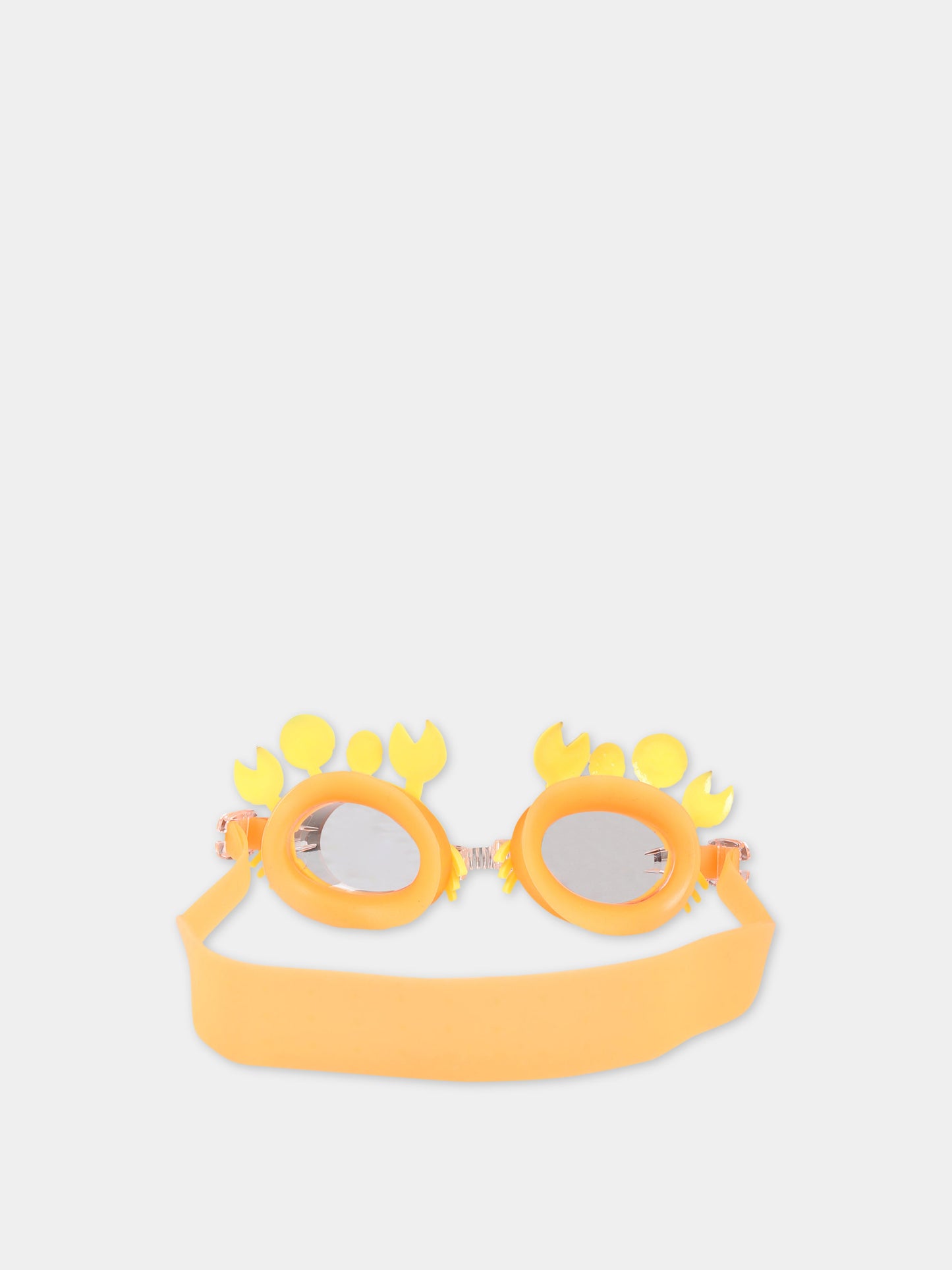 Occhialini arancioni per bambini con granchi,Illy Trilly,GOOGLES CRAB YELLOW