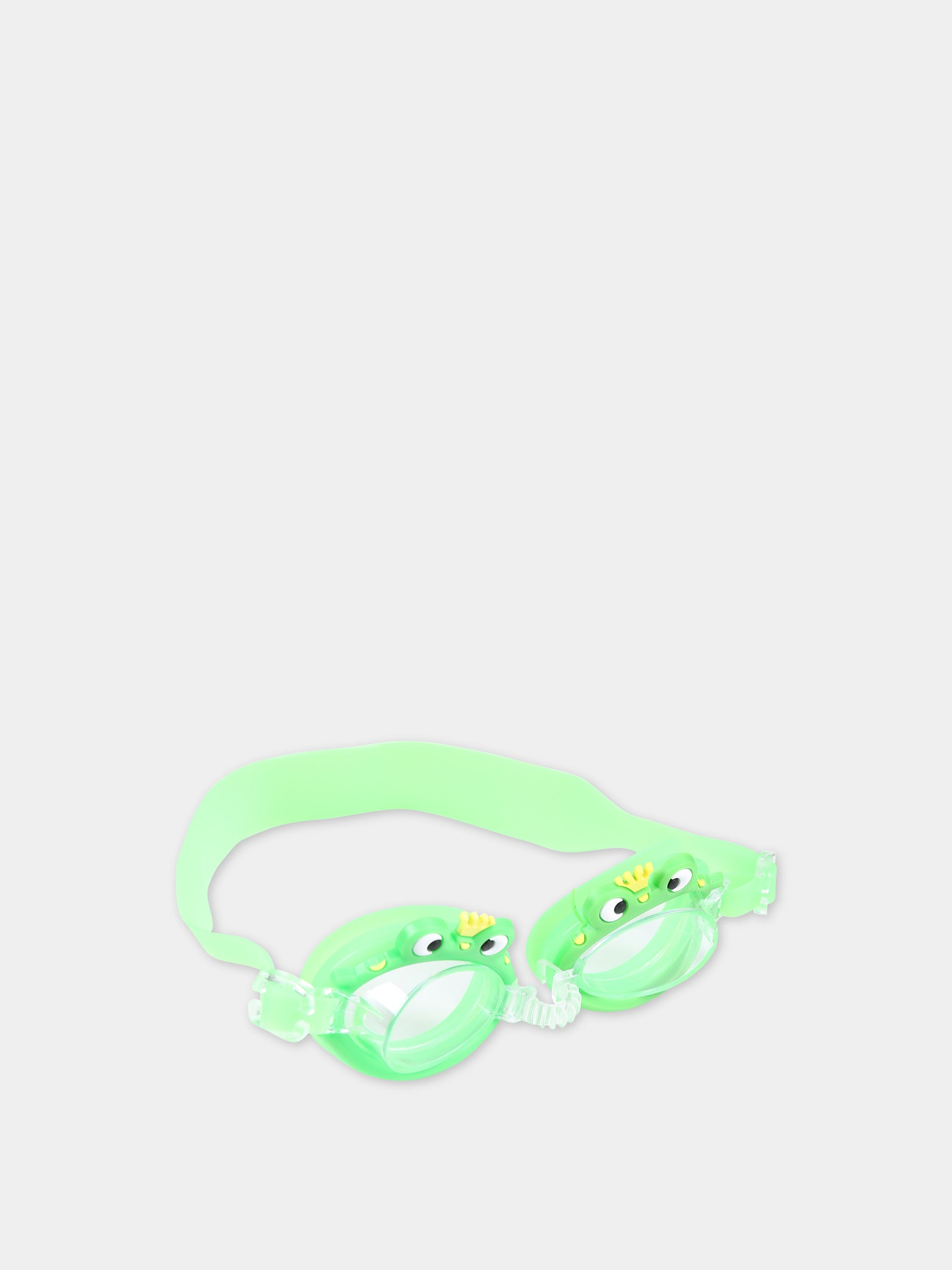 Occhialini verdi per bambini con rane,Illy Trilly,GOOGLES FROG